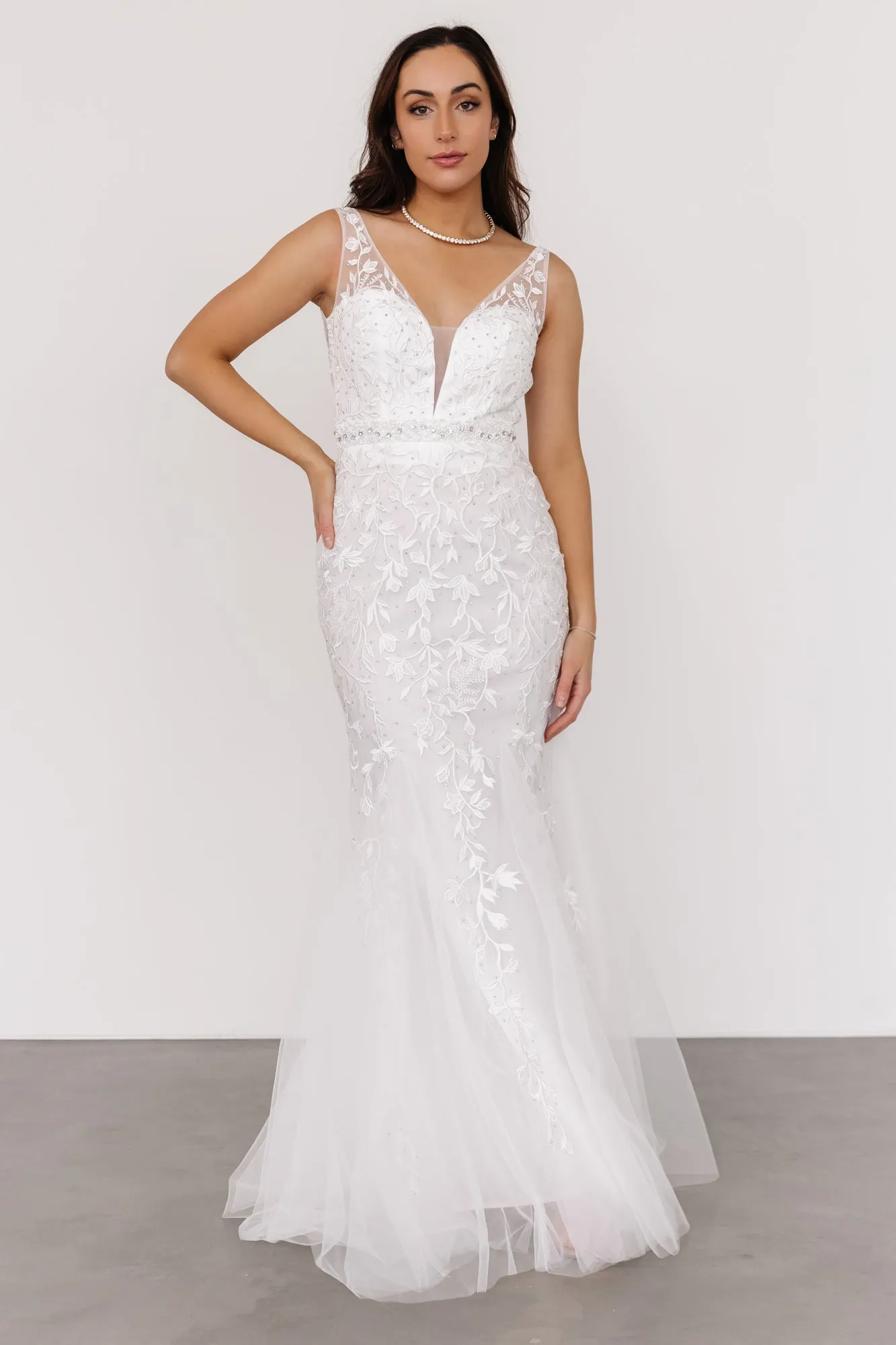 Fleurette Bridal Gown | White sold by Baltic Born