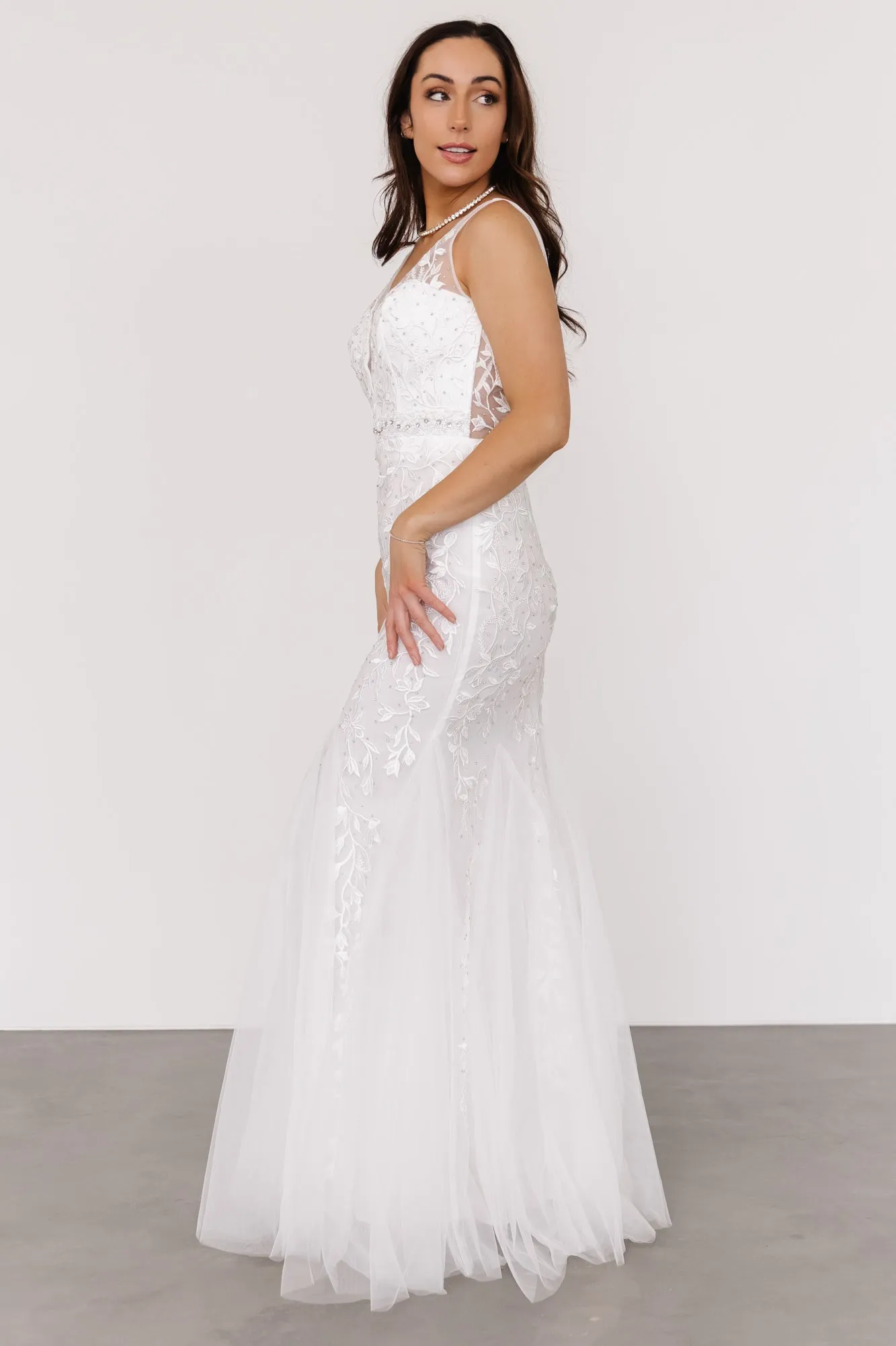 Fleurette Bridal Gown | White sold by Baltic Born product image thumbnail 5