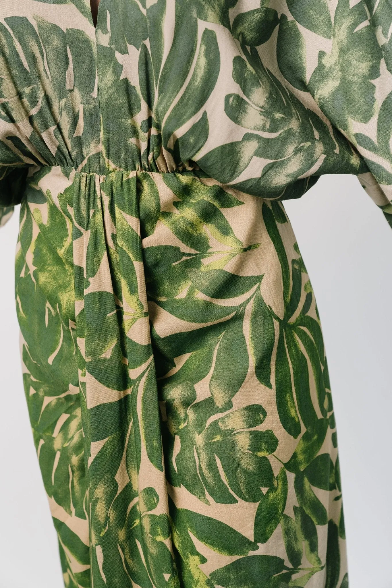 Tula Kimono Dress | Green Print sold by Baltic Born product image thumbnail 2
