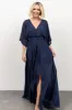 Kia Kimono Maxi Dress | Navy sold by Baltic Born