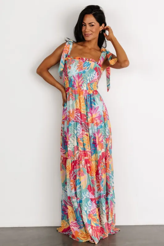Santana Maxi Dress | Multi Print sold by Baltic Born