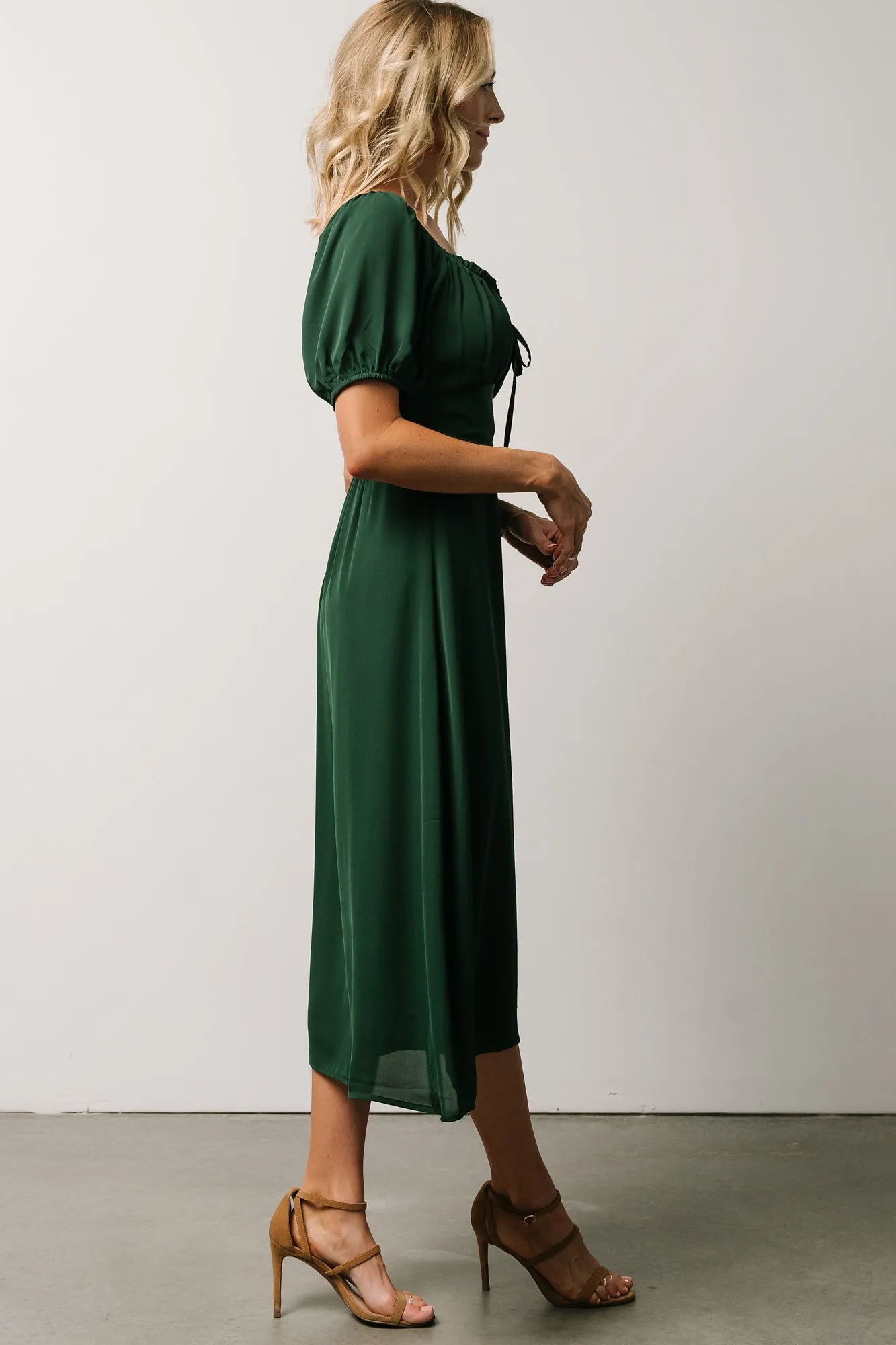 Cadence Midi Dress | Green sold by Baltic Born product image thumbnail 5