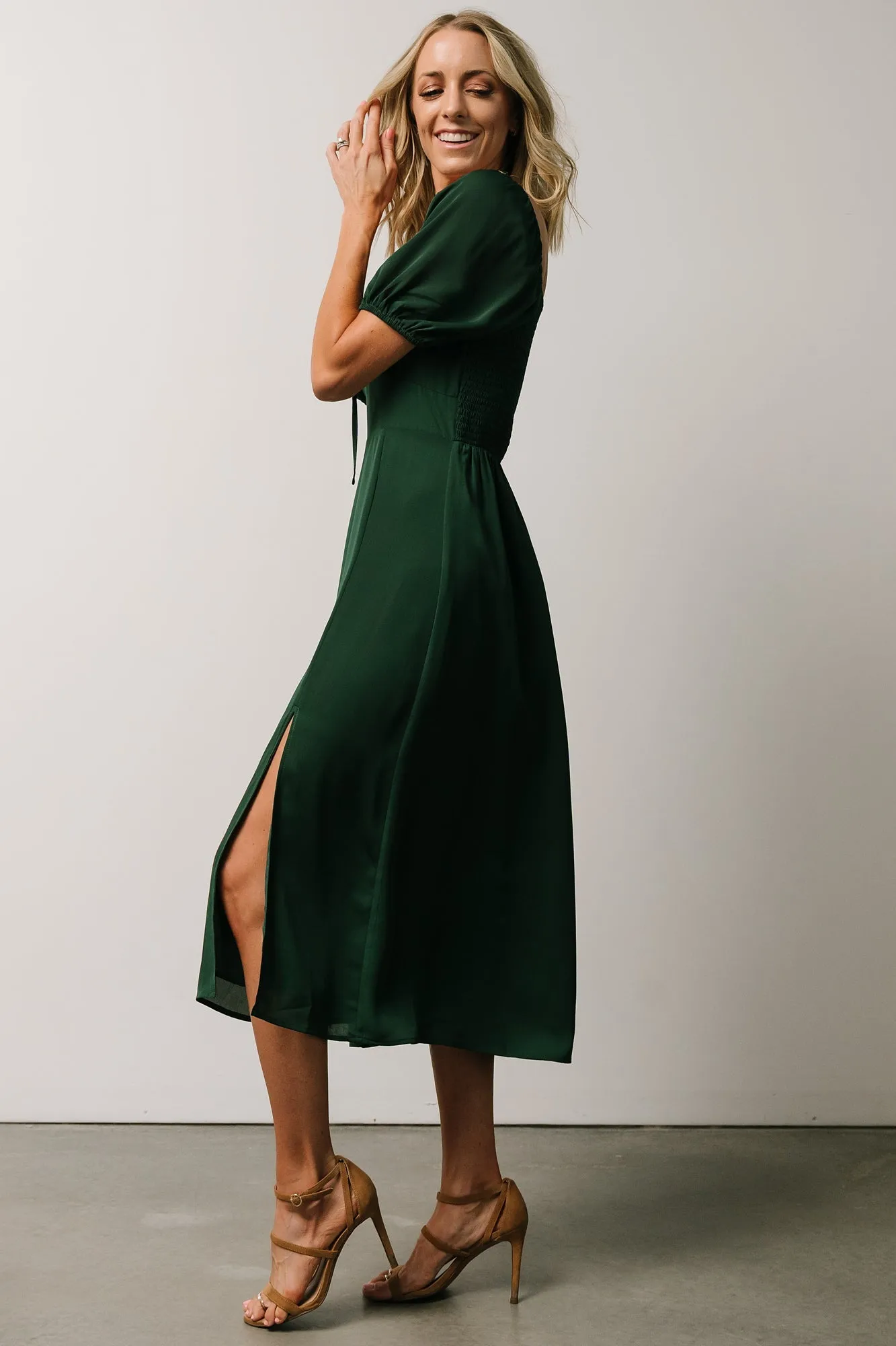 Cadence Midi Dress | Green sold by Baltic Born product image thumbnail 3