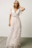 Marseille Embossed Maxi Dress | Cherry Blossom sold by Baltic Born