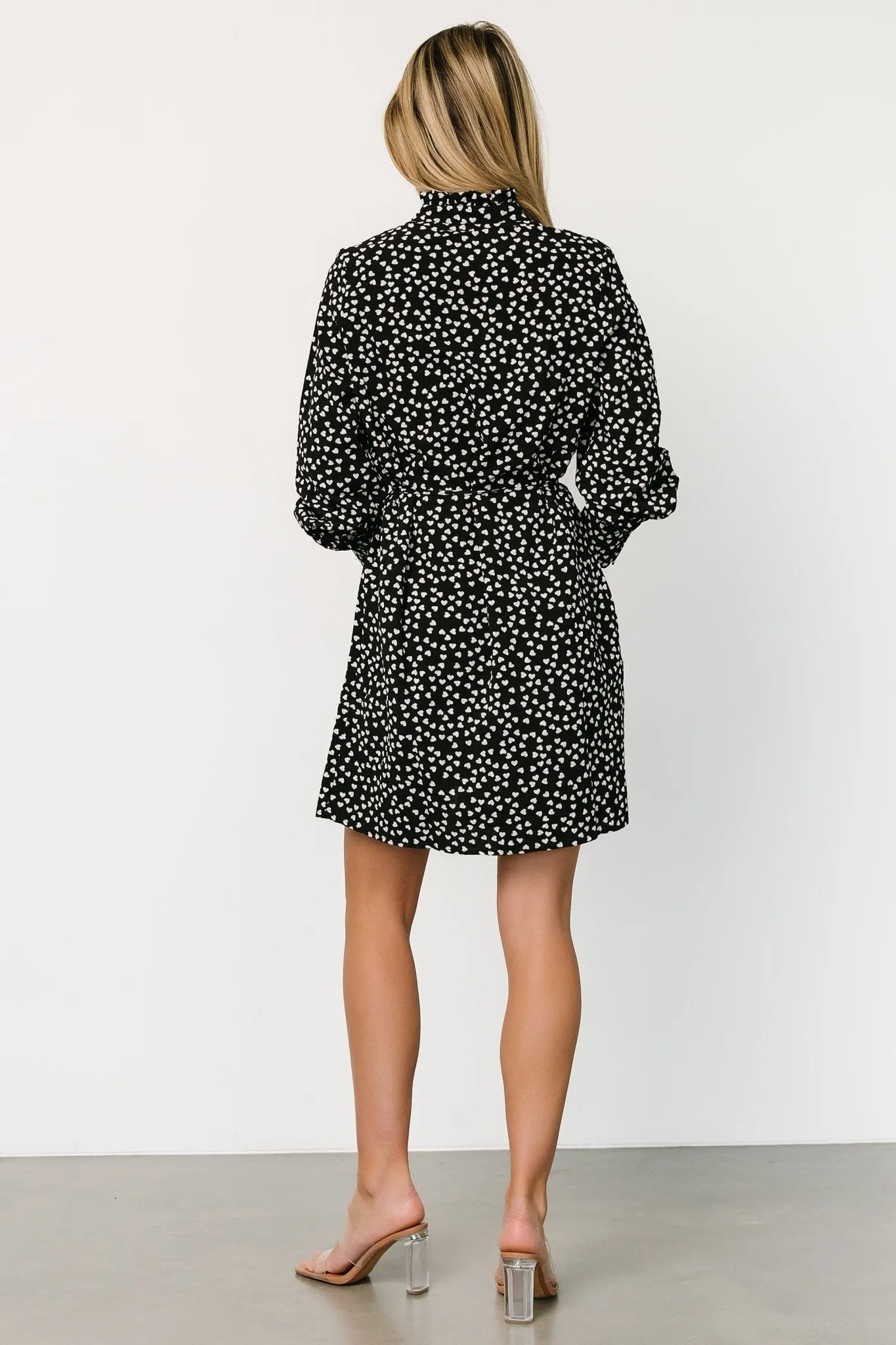 Trinity Short Dress | Black Print sold by Baltic Born product image thumbnail 4