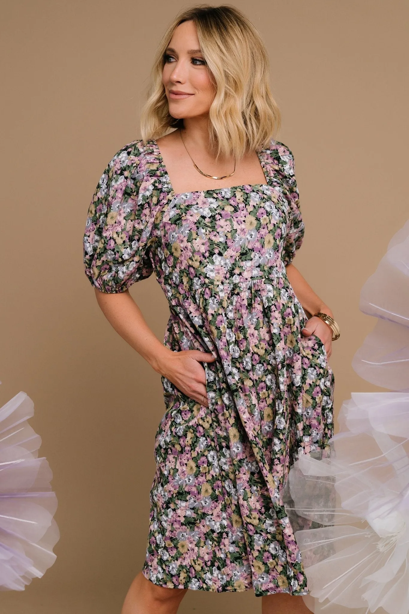 Joyce Corduroy Dress | Multi sold by Baltic Born product image thumbnail 2