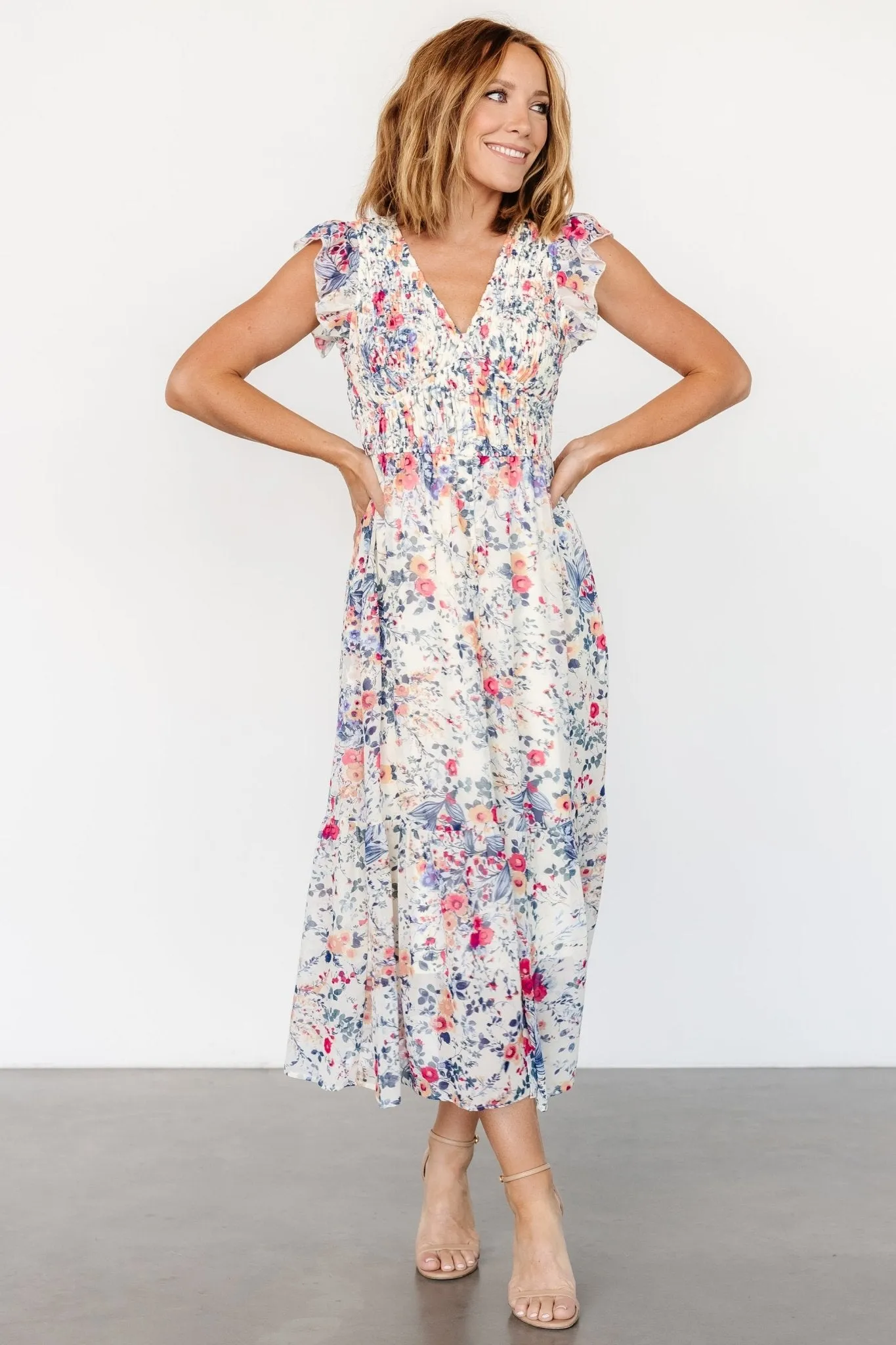 Florencia Dress | Sapphire Blue sold by Baltic Born