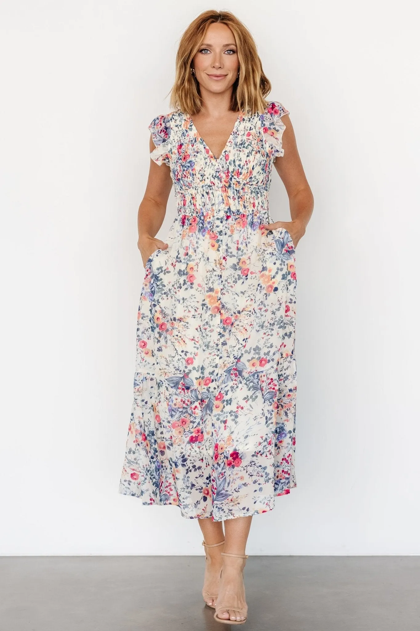 Florencia Dress | Sapphire Blue sold by Baltic Born product image thumbnail 5