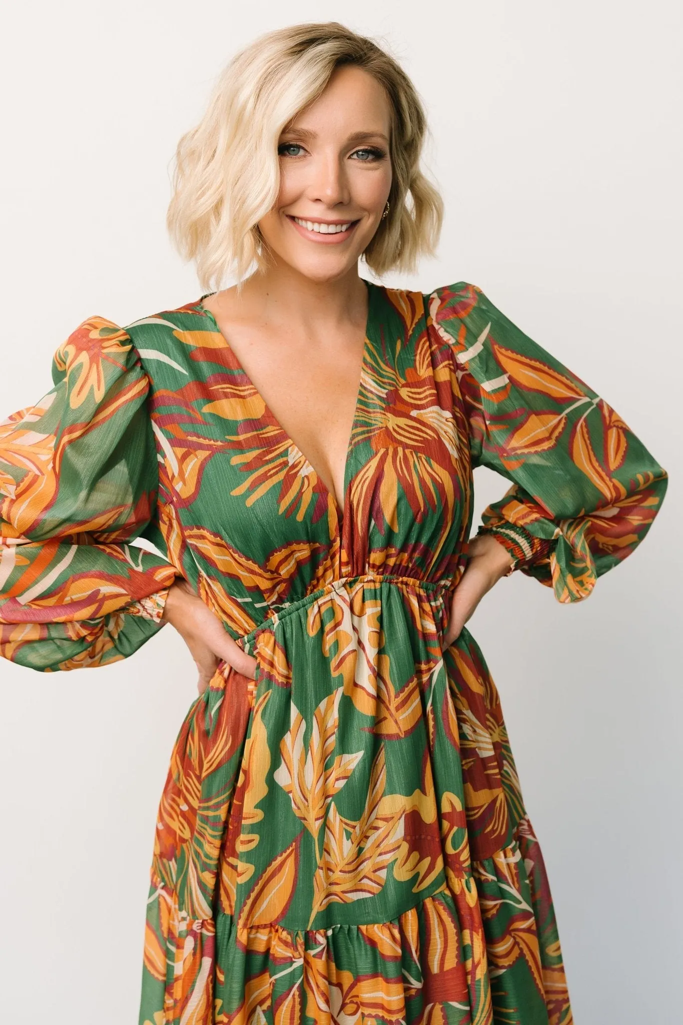 Banks Maxi Dress | Green Multi sold by Baltic Born product image thumbnail 3