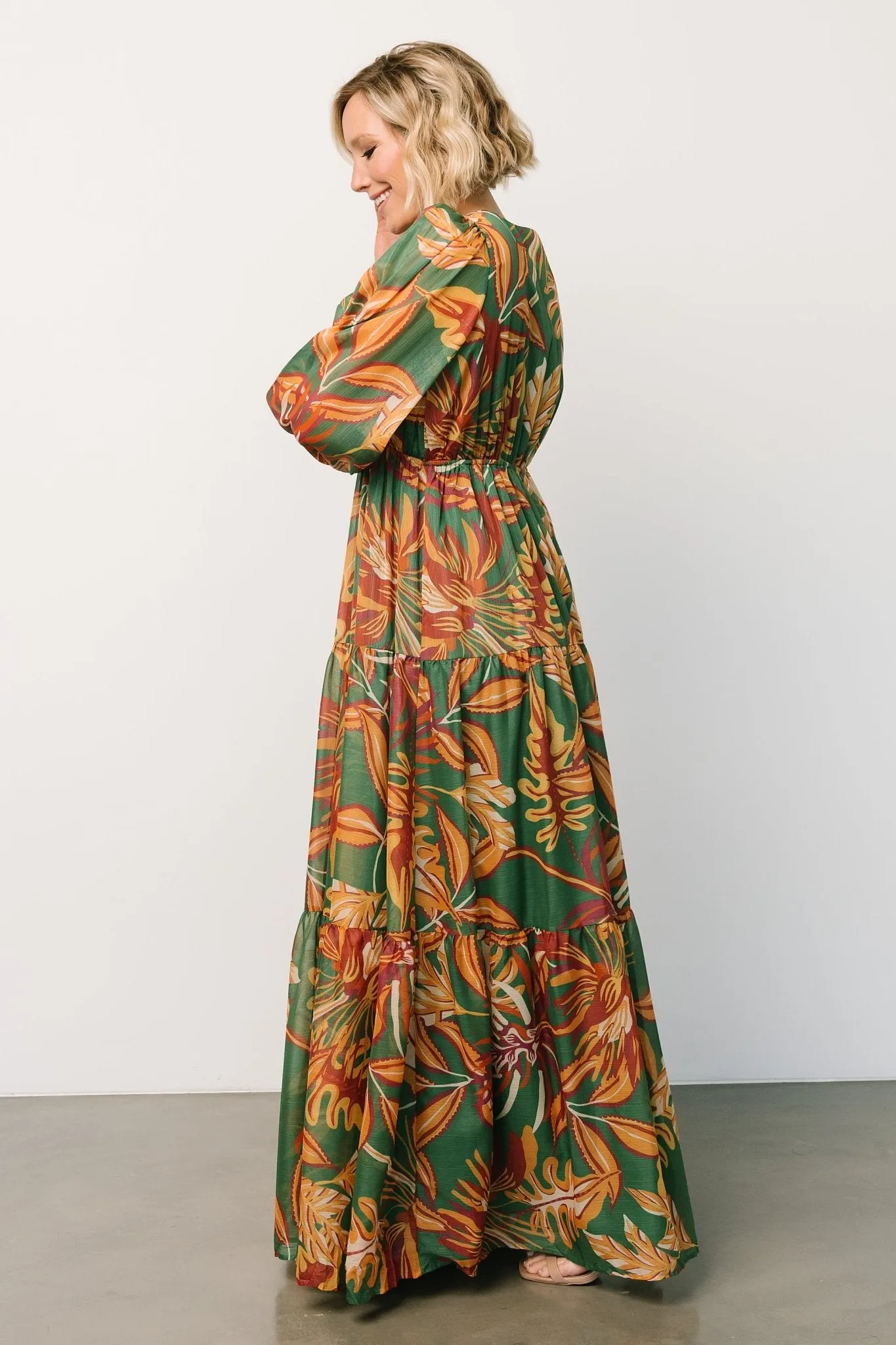 Banks Maxi Dress | Green Multi sold by Baltic Born product image thumbnail 5