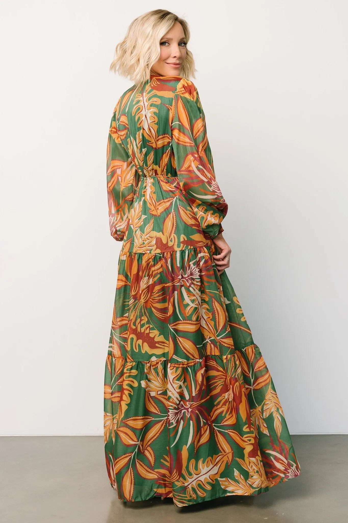 Banks Maxi Dress | Green Multi sold by Baltic Born product image thumbnail 2