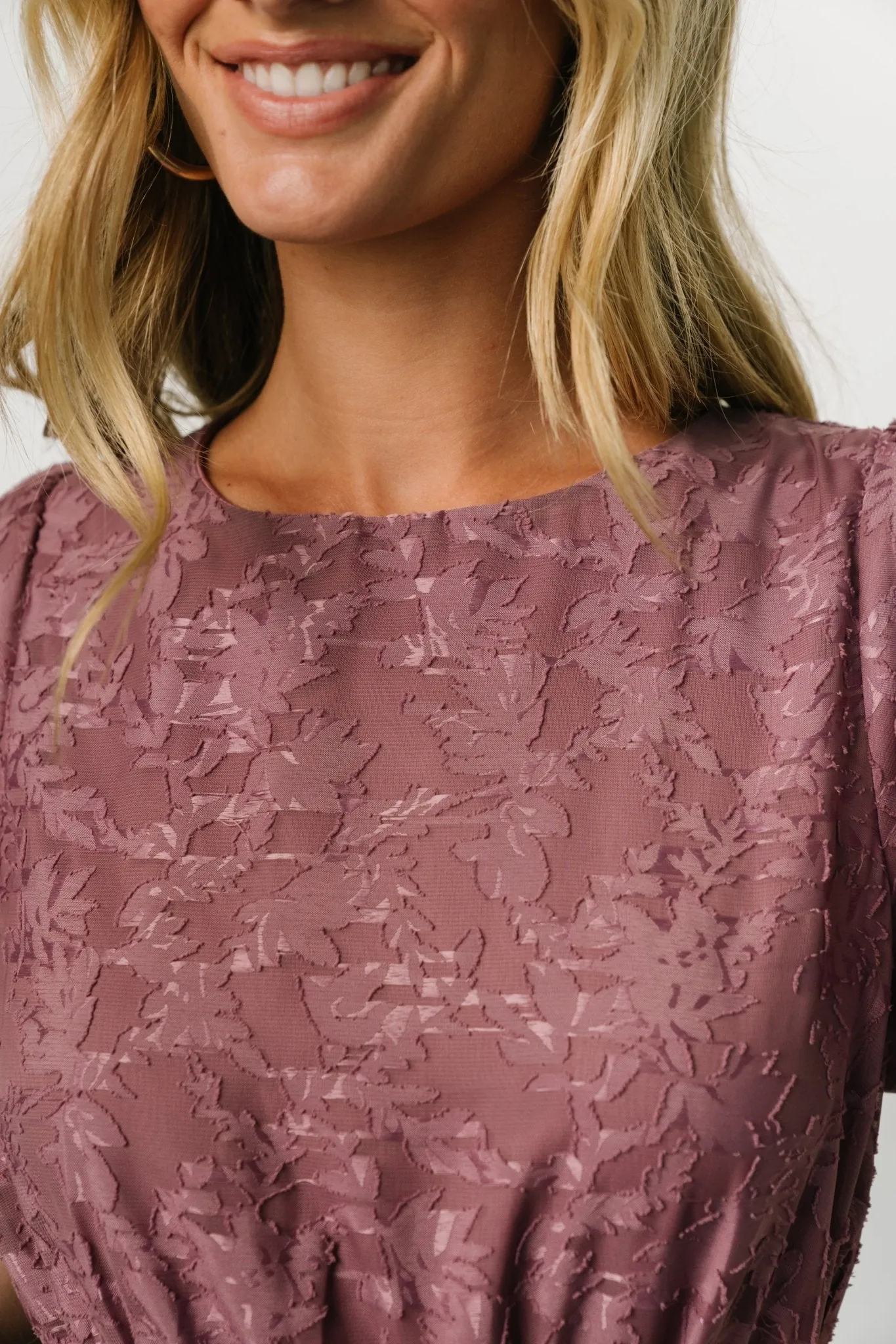 Mindy Pleated Dress | Vintage Plum sold by Baltic Born product image thumbnail 2