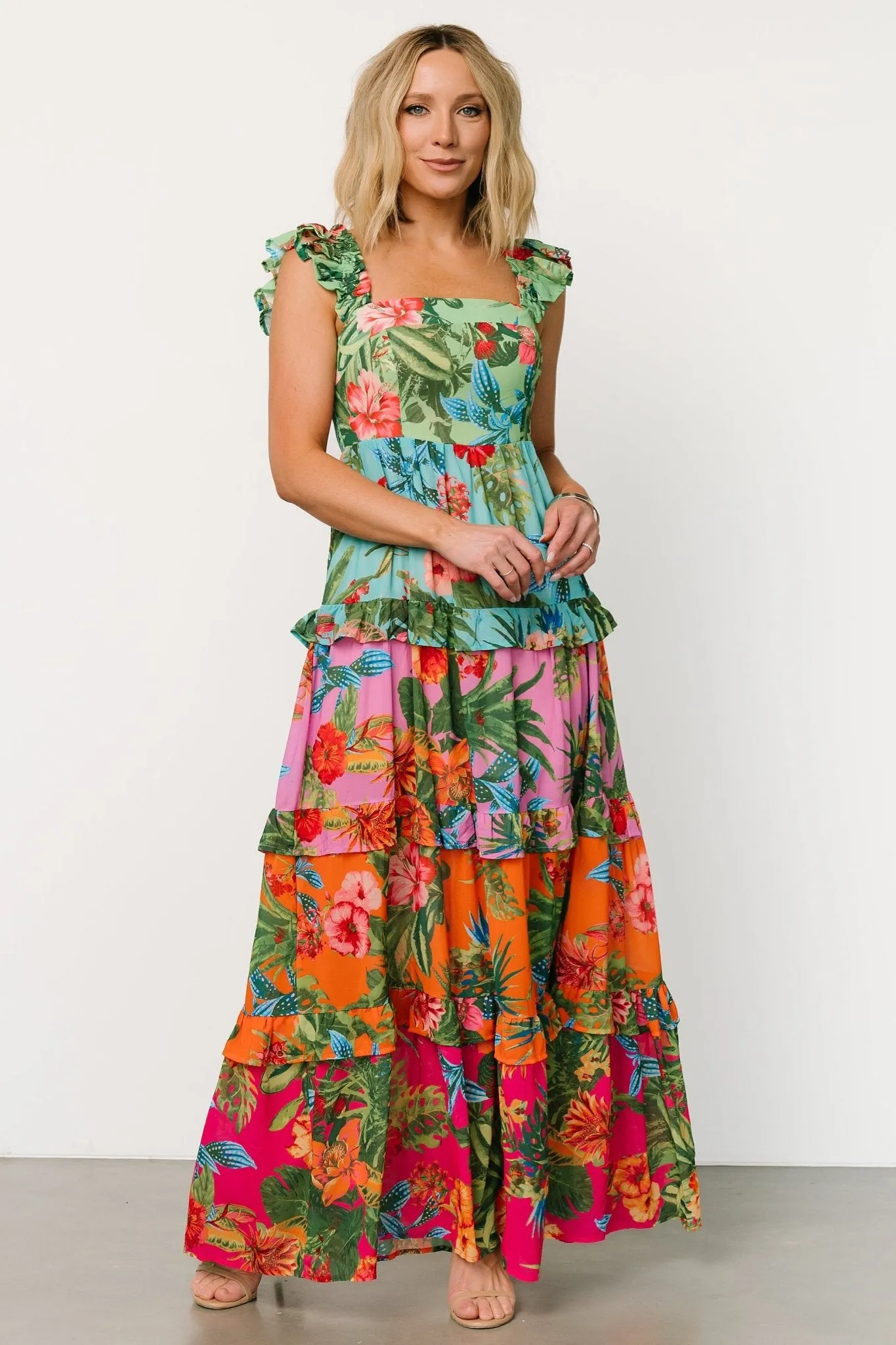 Sundara Tiered Maxi Dress | Multi sold by Baltic Born product image thumbnail 5