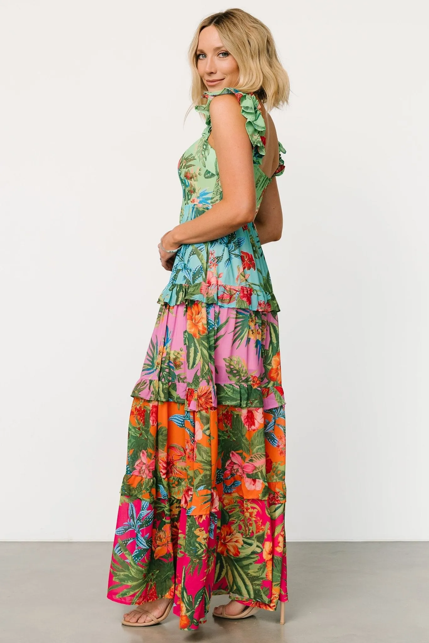 Sundara Tiered Maxi Dress | Multi sold by Baltic Born product image thumbnail 3
