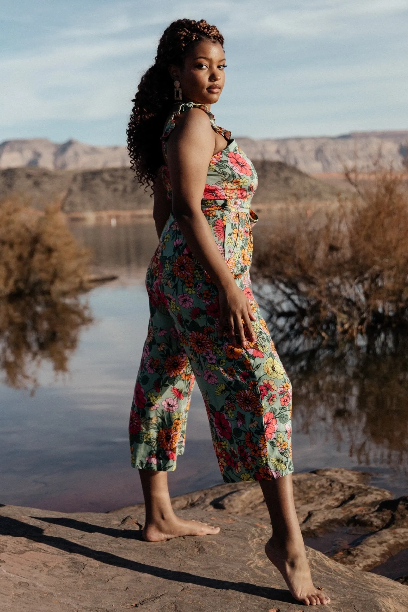 Gemma Jumpsuit | Sage Multi sold by Baltic Born product image thumbnail 3