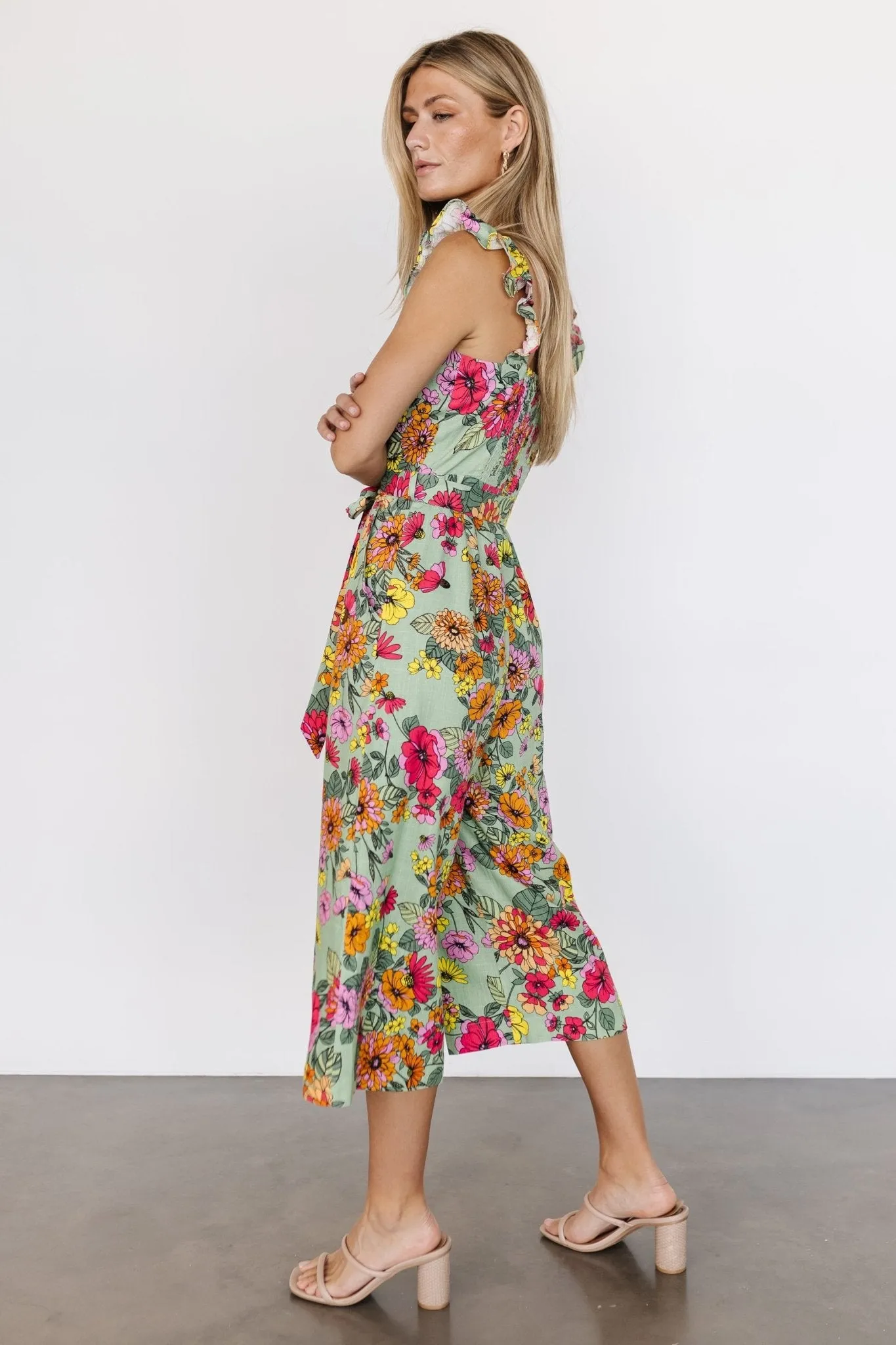 Gemma Jumpsuit | Sage Multi sold by Baltic Born product image thumbnail 5
