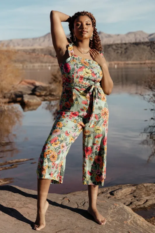 Gemma Jumpsuit | Sage Multi sold by Baltic Born