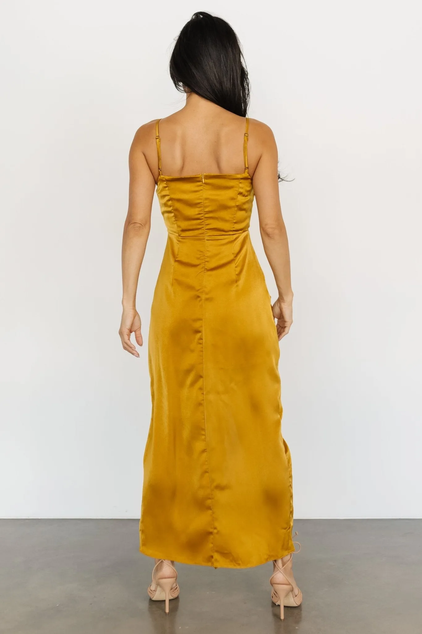 Thessaly Maxi Dress | Brushed Gold sold by Baltic Born product image thumbnail 4