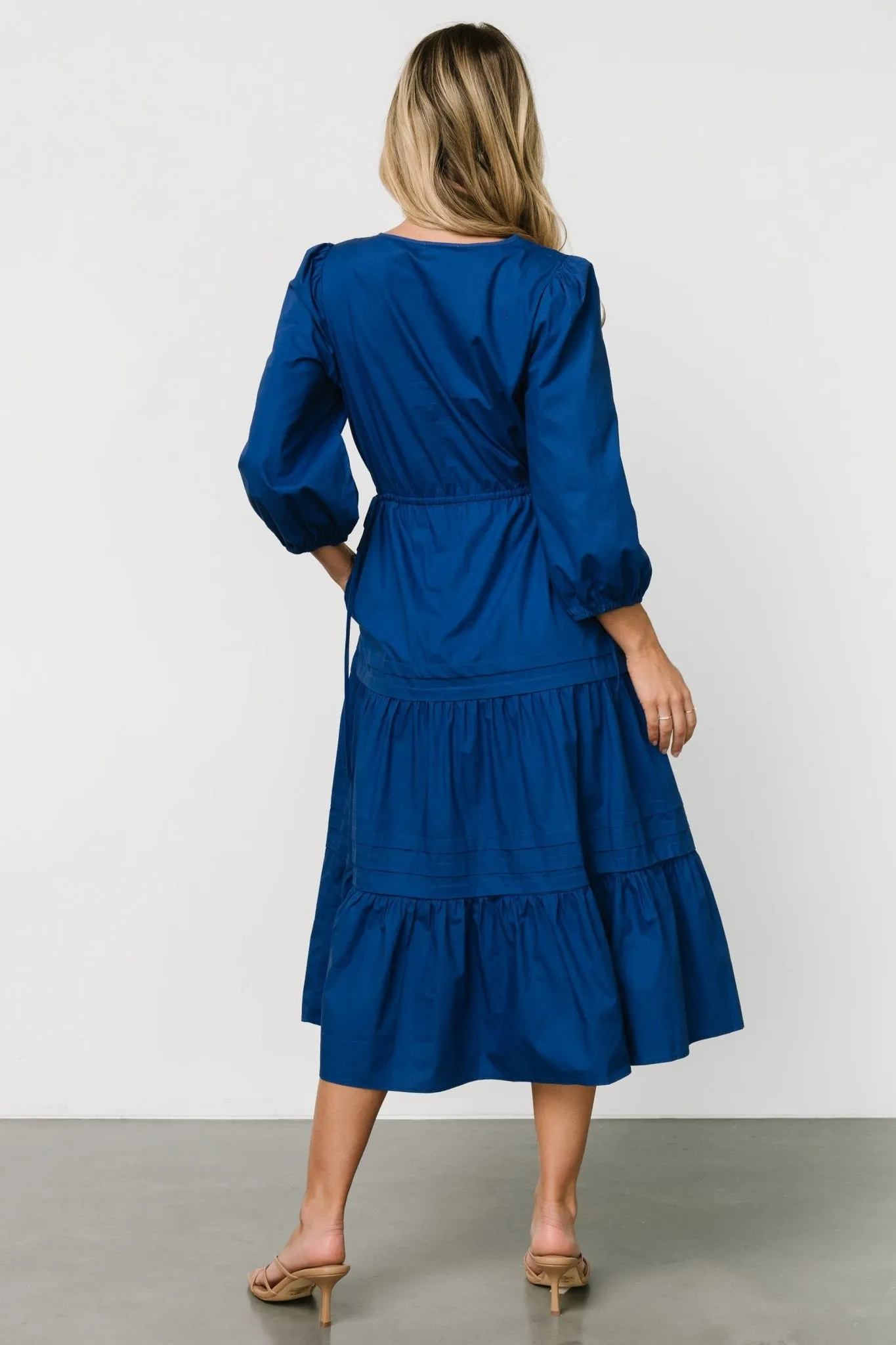Santa Fe Poplin Midi Dress | Cobalt sold by Baltic Born product image thumbnail 5