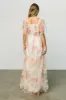 Cassandra Tulle Maxi Dress | Buttercream Floral sold by Baltic Born