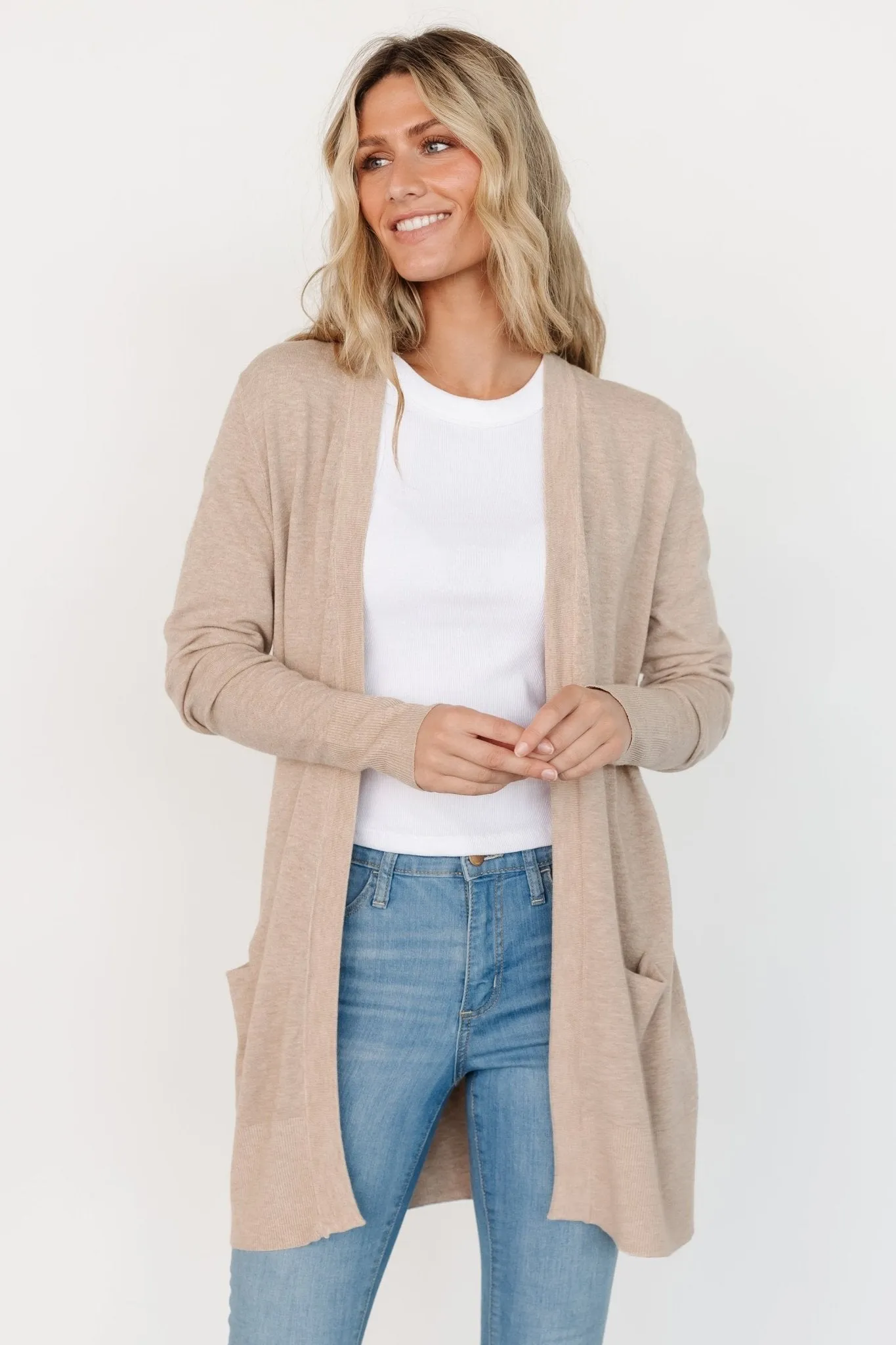 Edison Cardigan | Oatmeal sold by Baltic Born product image thumbnail 4