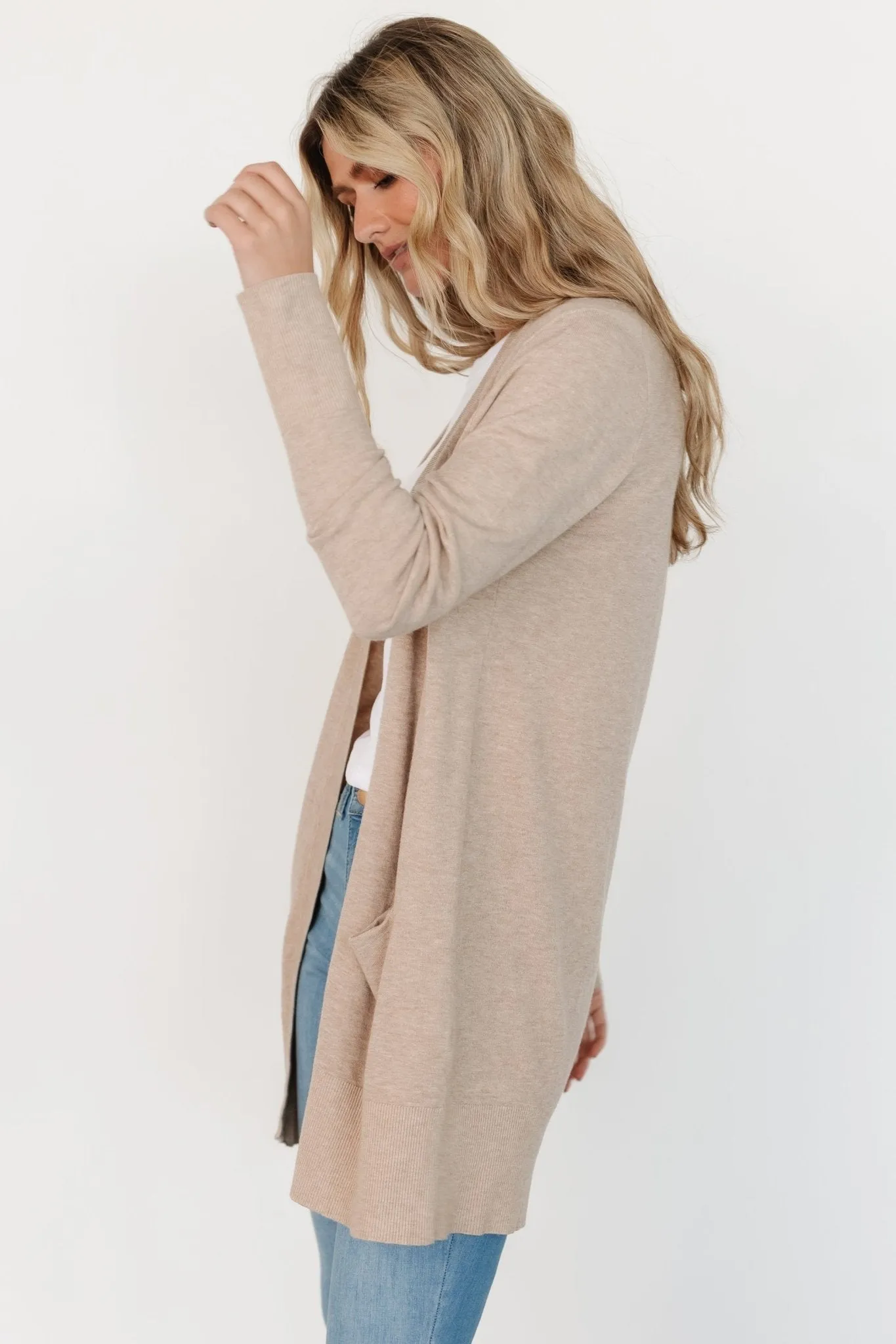 Edison Cardigan | Oatmeal sold by Baltic Born product image thumbnail 5