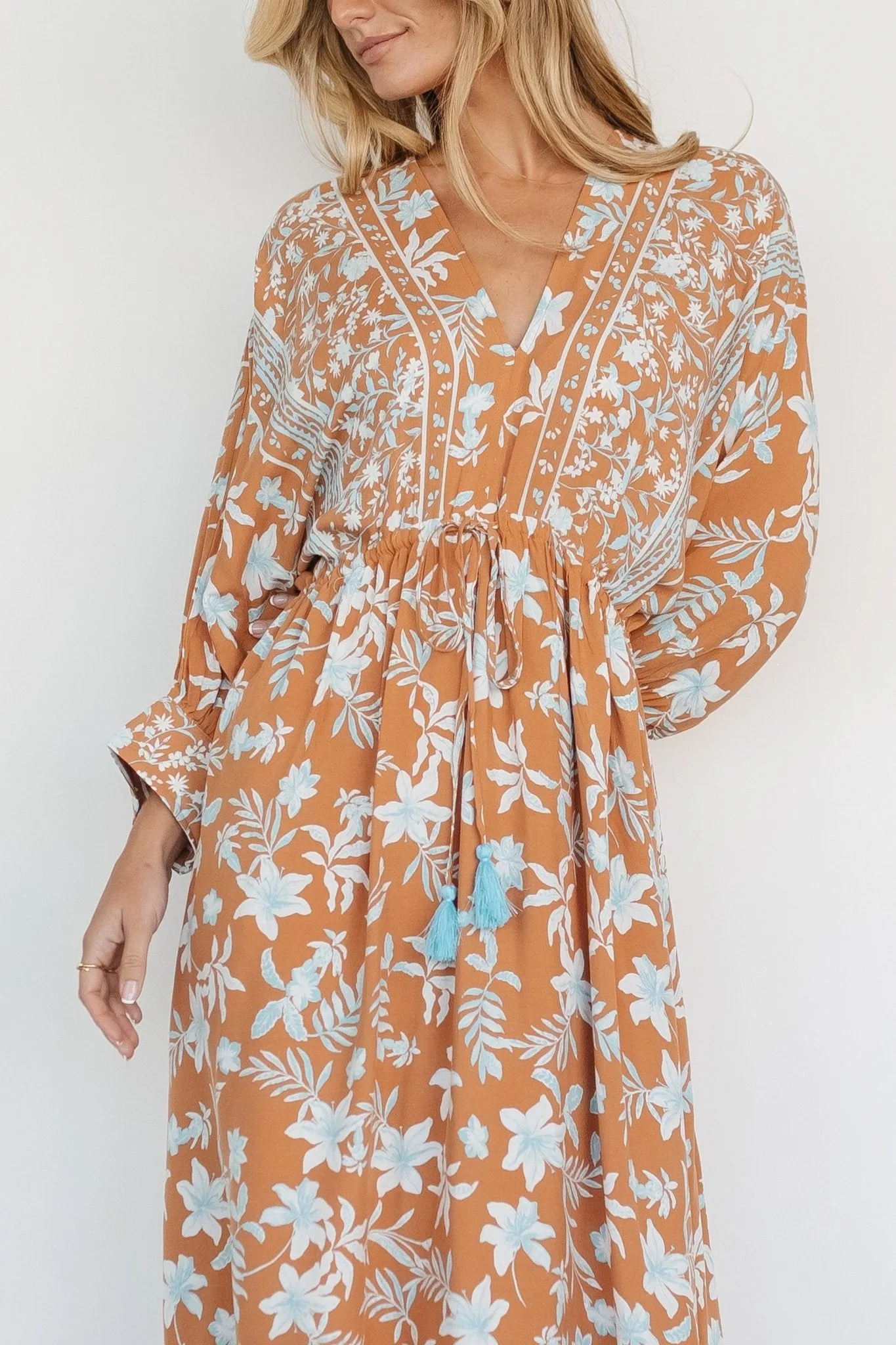 Laken Maxi Dress | Camel Multi sold by Baltic Born product image thumbnail 4