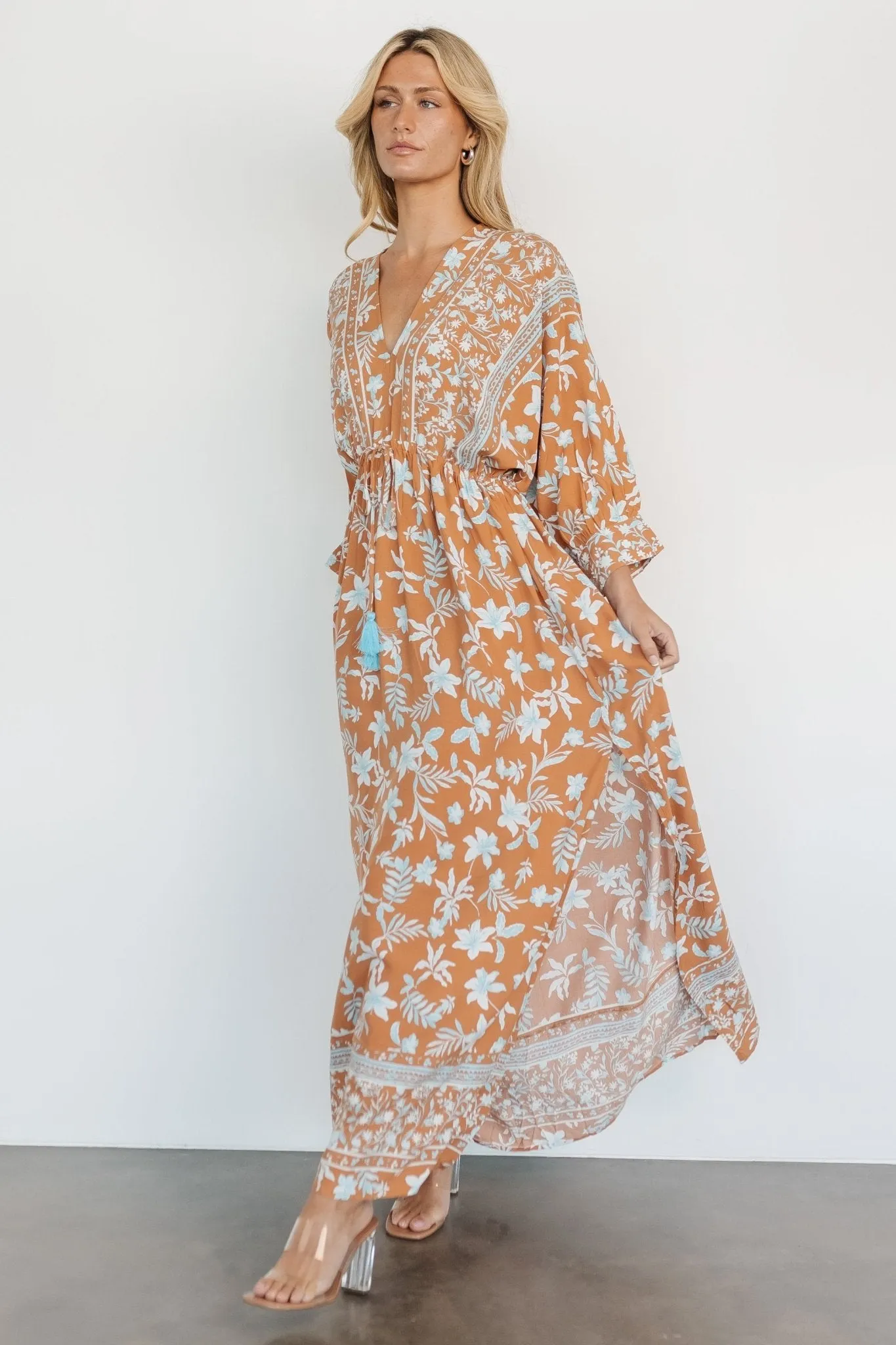 Laken Maxi Dress | Camel Multi sold by Baltic Born product image thumbnail 5