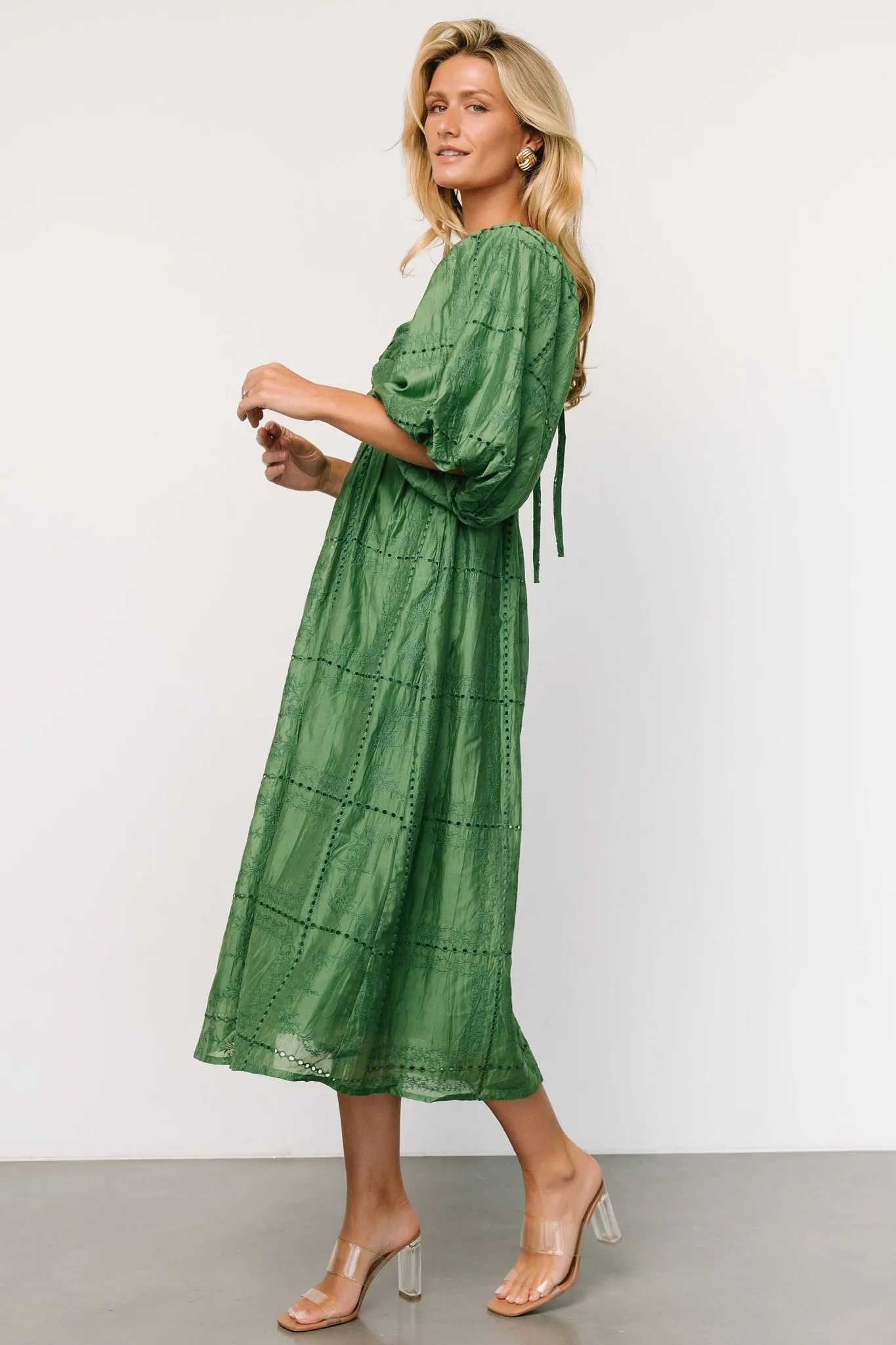 Brynn Midi Dress | Green sold by Baltic Born product image thumbnail 3