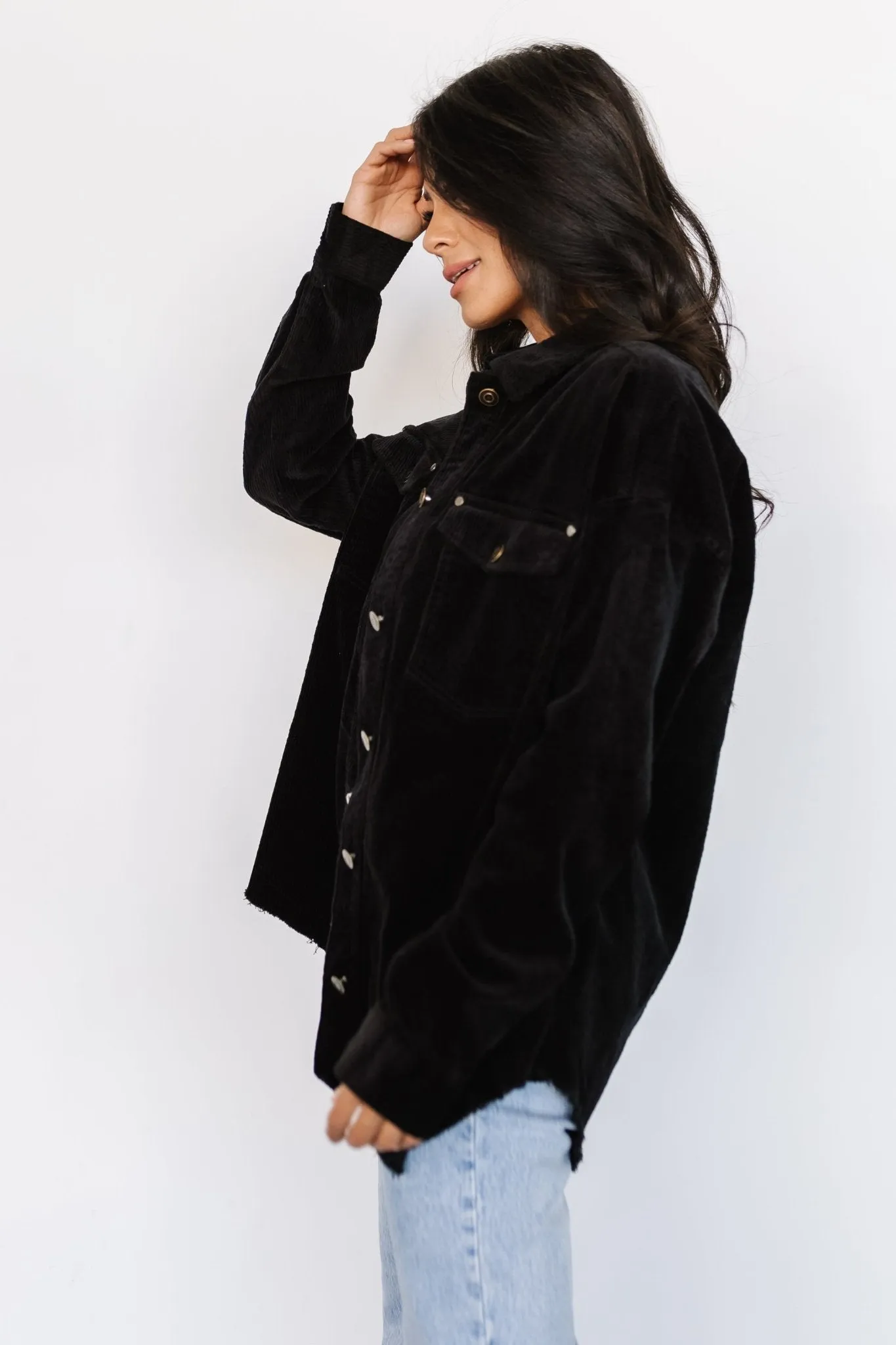 Greeley Corduroy Jacket | Black sold by Baltic Born product image thumbnail 5