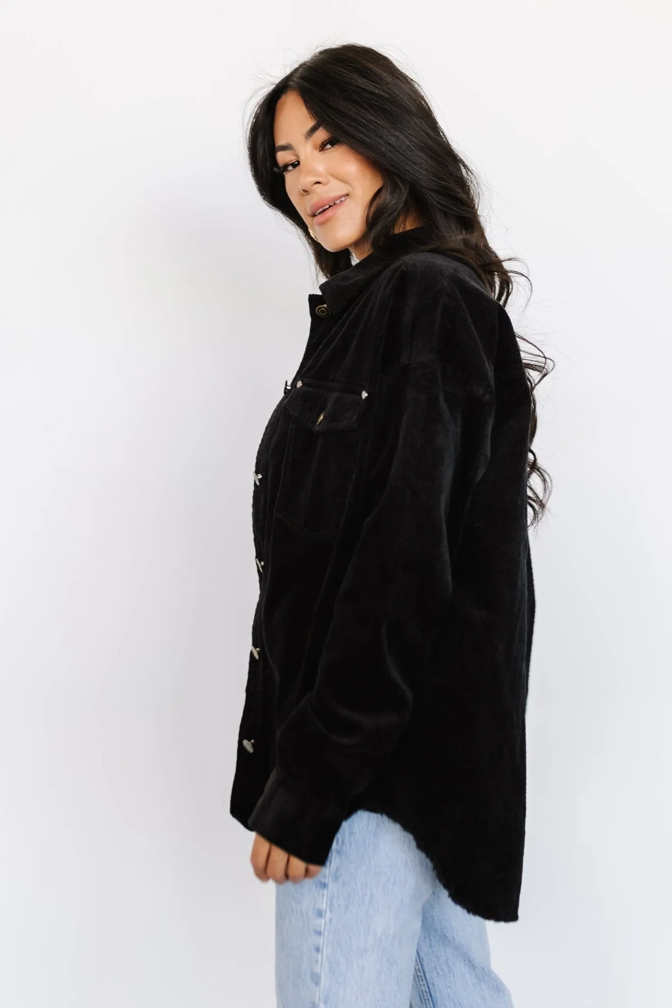 Greeley Corduroy Jacket | Black sold by Baltic Born product image thumbnail 2