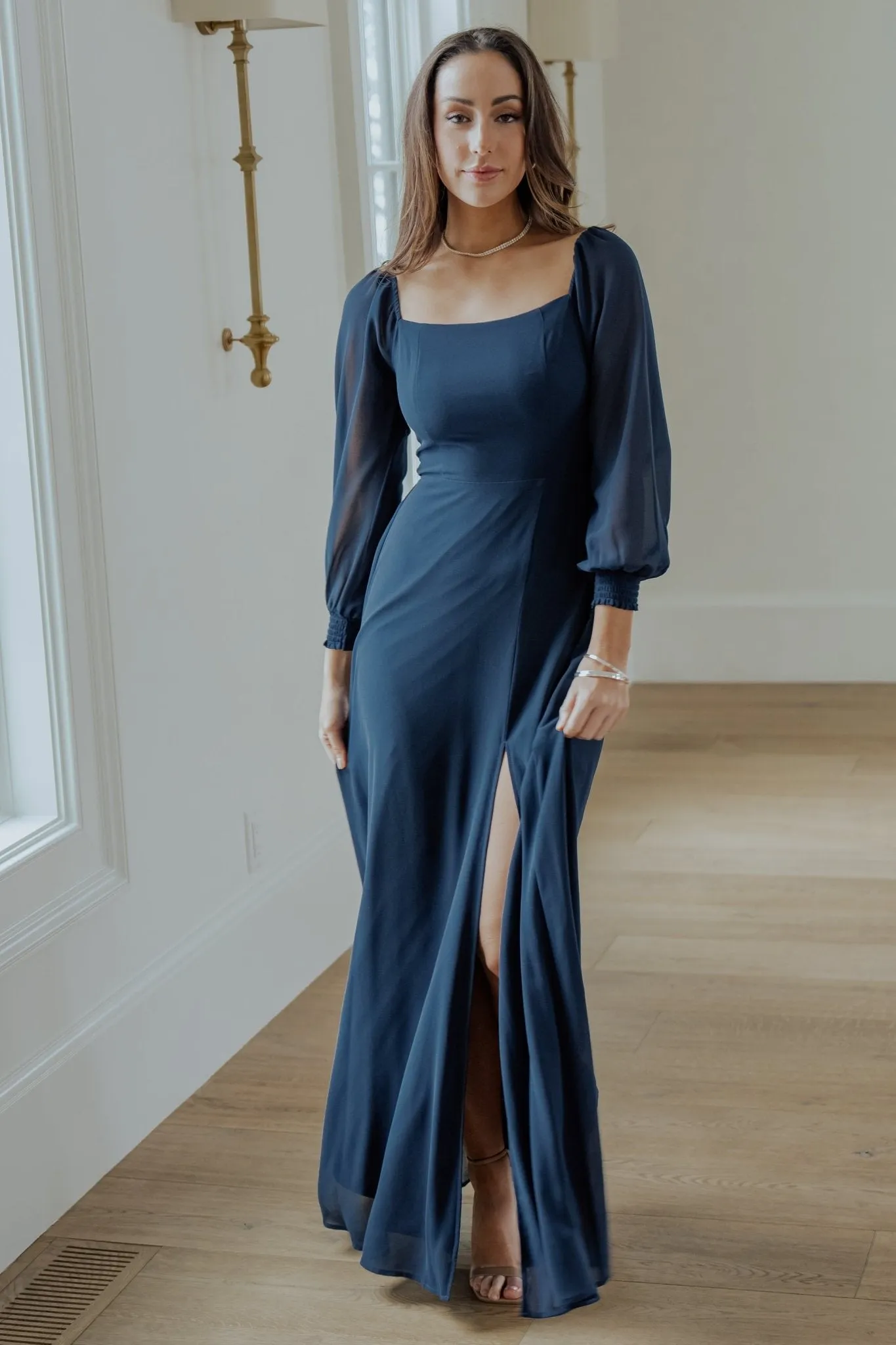 Giselle Maxi Dress | Navy sold by Baltic Born product image thumbnail 3