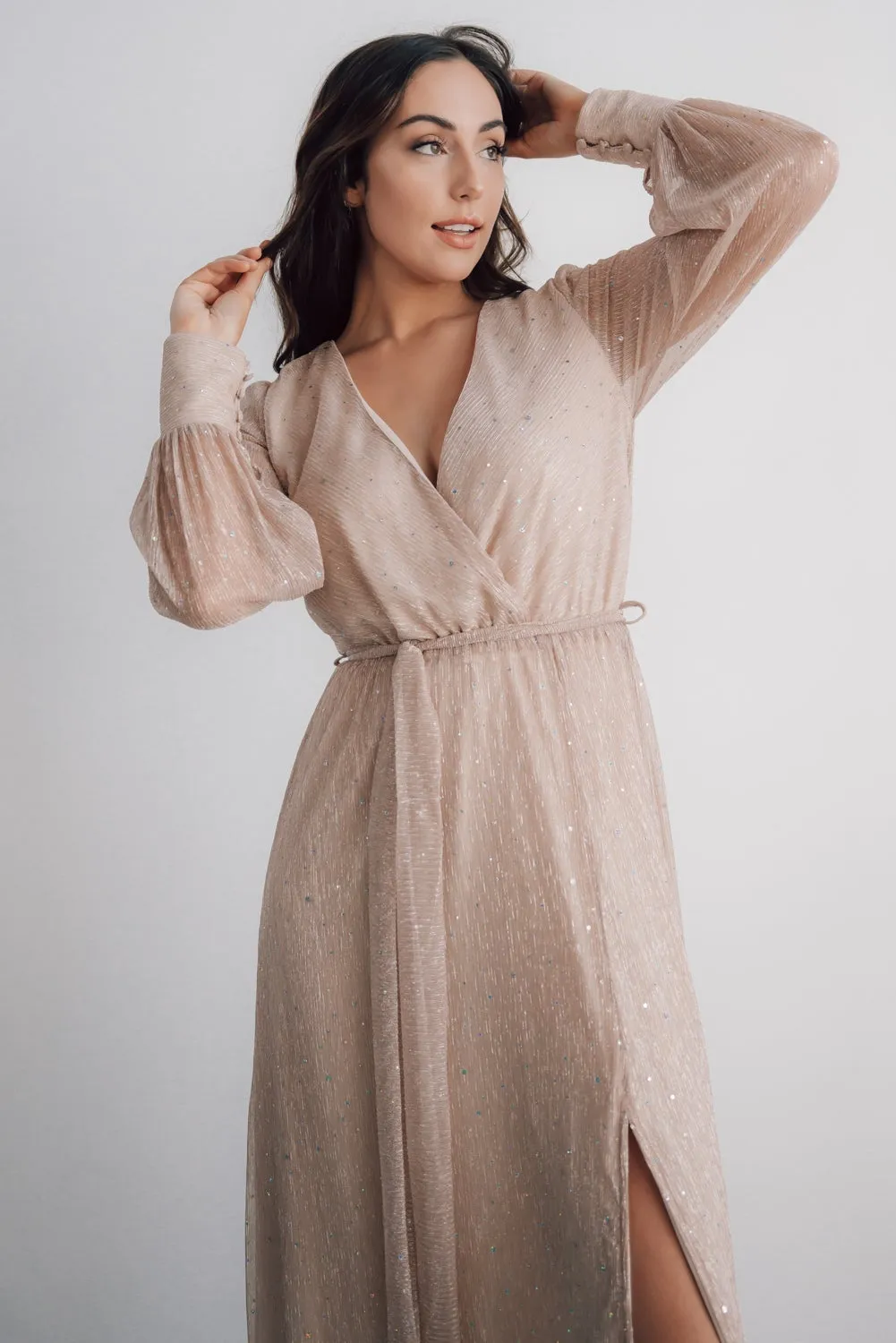 Fabric Swatch - Abigail Sparkle | Champagne sold by Baltic Born product image thumbnail 2