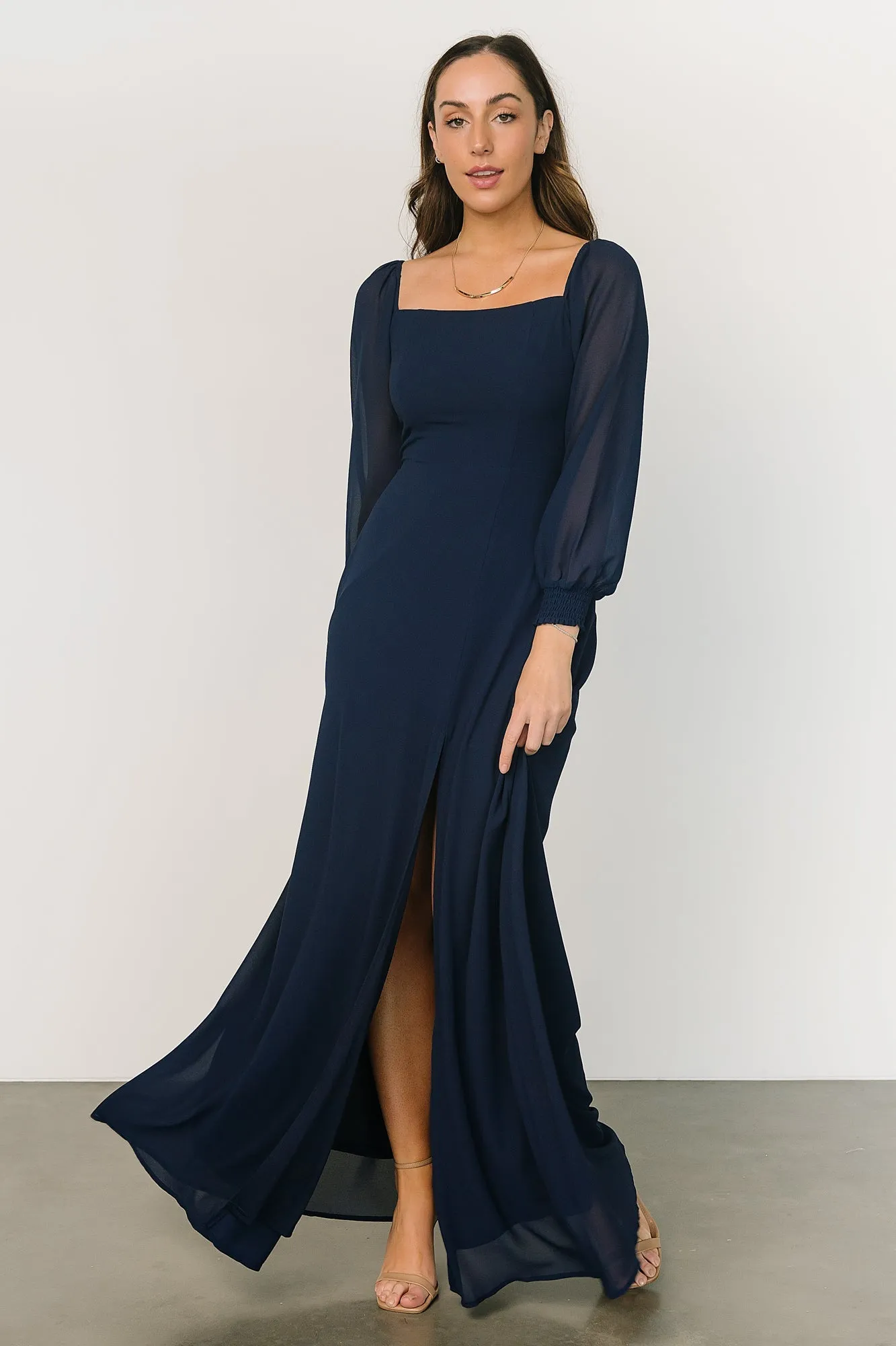 Giselle Maxi Dress | Navy sold by Baltic Born product image thumbnail 2