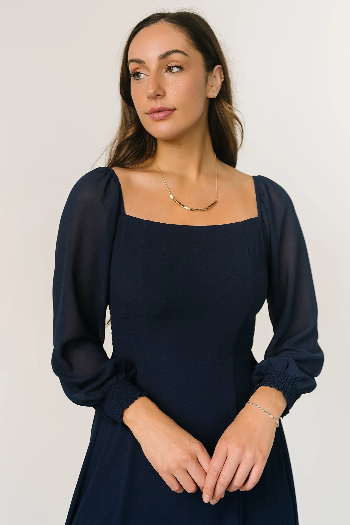 Giselle Maxi Dress | Navy sold by Baltic Born product image thumbnail 4