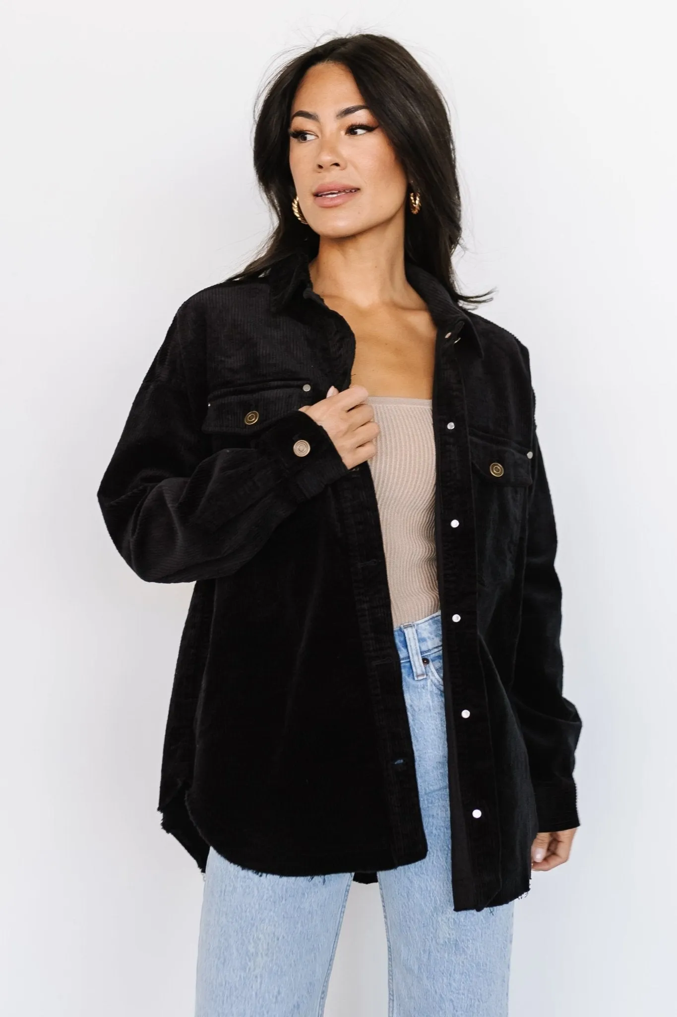 Greeley Corduroy Jacket | Black sold by Baltic Born