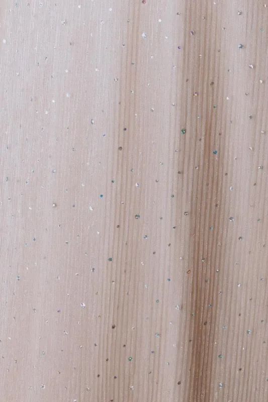 Fabric Swatch - Abigail Sparkle | Champagne sold by Baltic Born