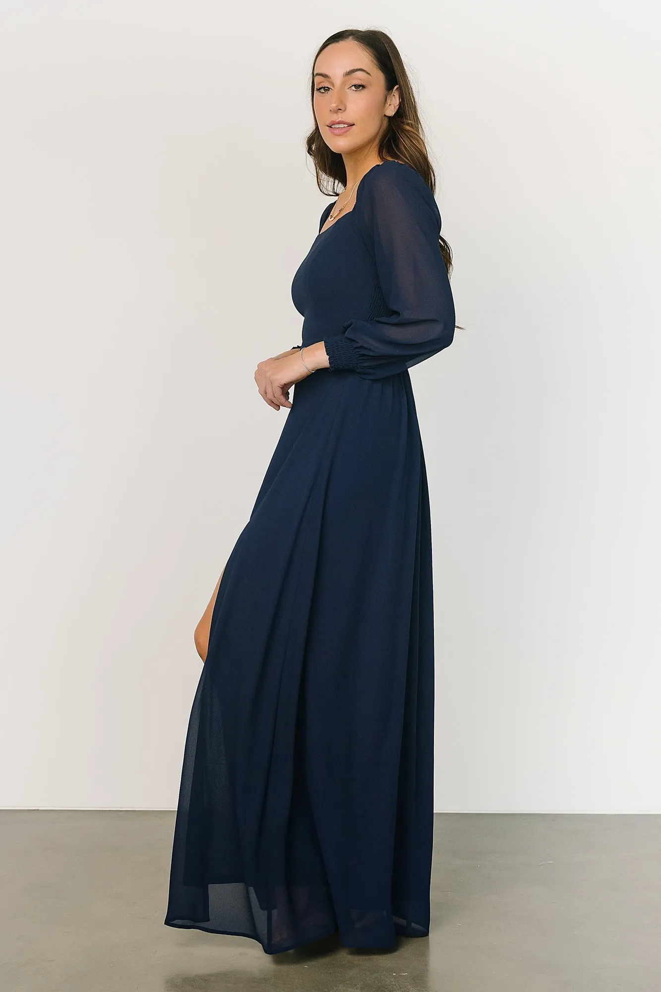 Giselle Maxi Dress | Navy sold by Baltic Born product image thumbnail 5