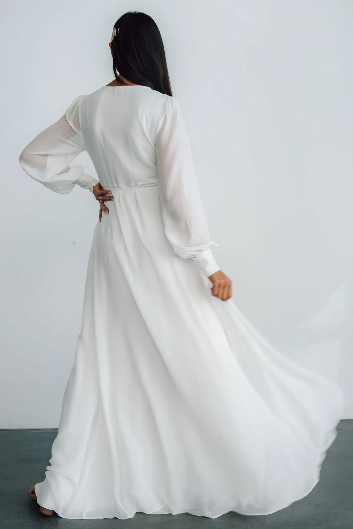 Kelsey Wrap Dress | Off White sold by Baltic Born product image thumbnail 5