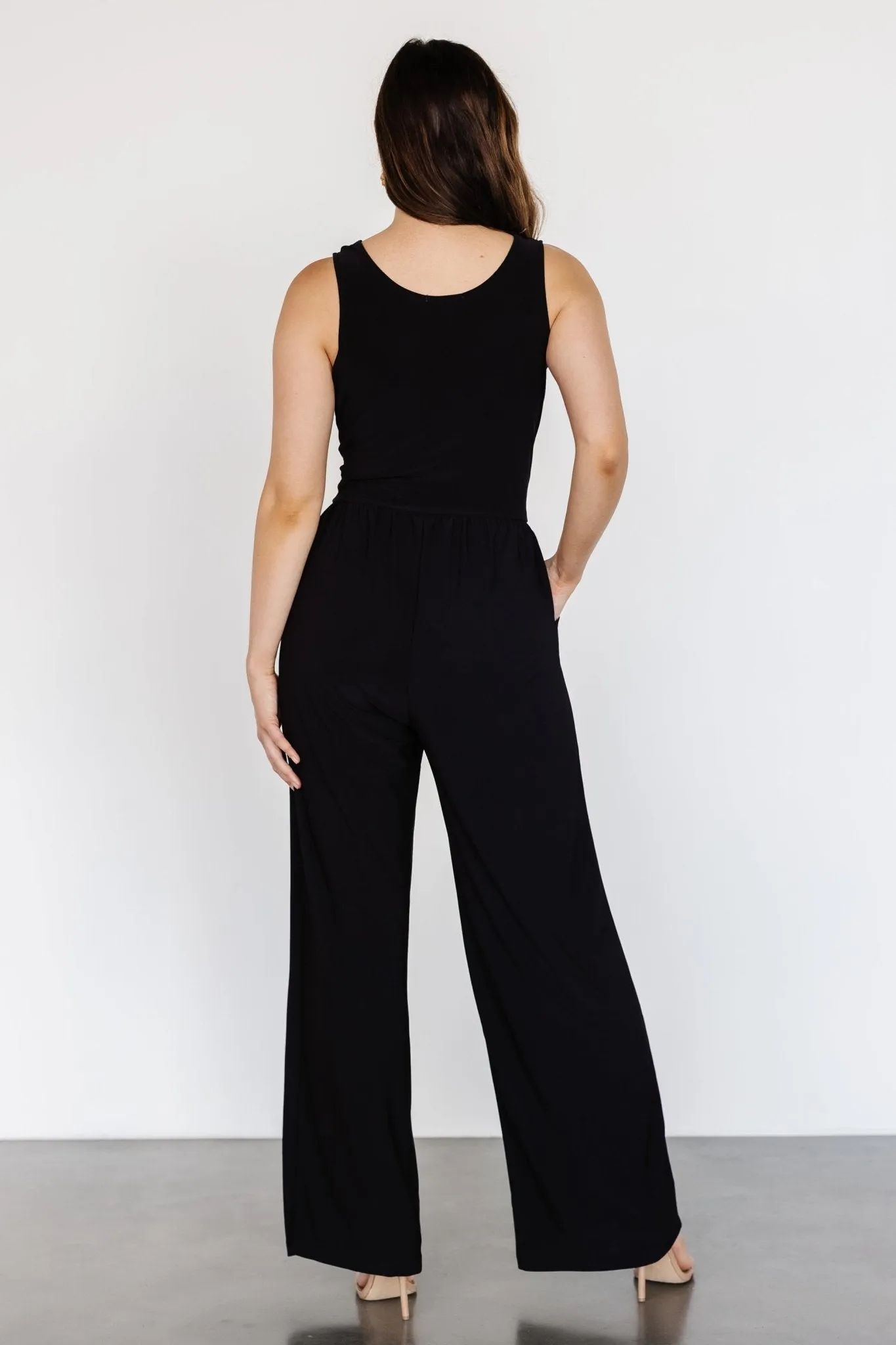 Rudie Sleeveless Jumpsuit | Black sold by Baltic Born product image thumbnail 4