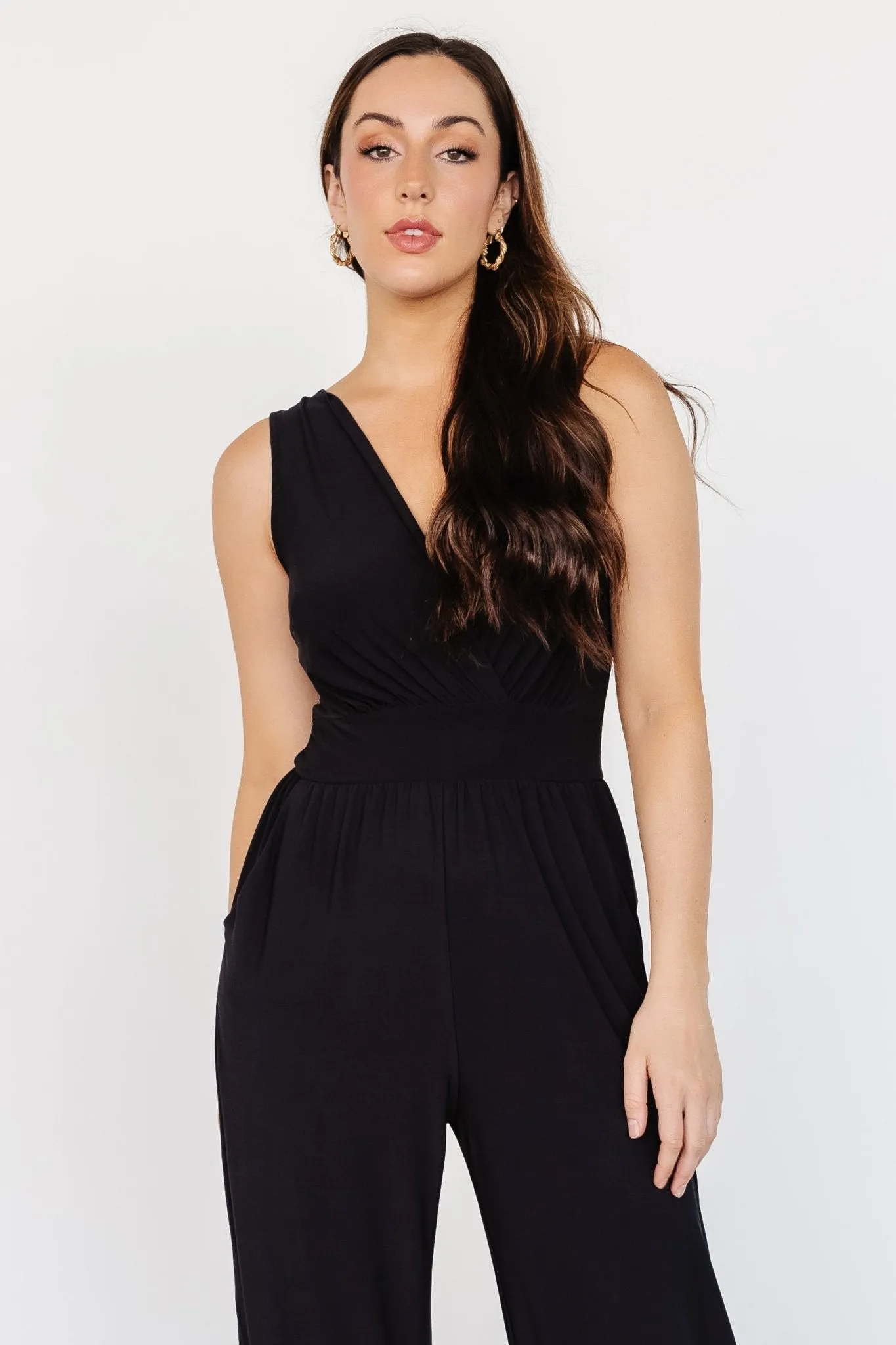 Rudie Sleeveless Jumpsuit | Black sold by Baltic Born product image thumbnail 2