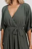 Kia Kimono Maxi Dress | Dark Sage sold by Baltic Born