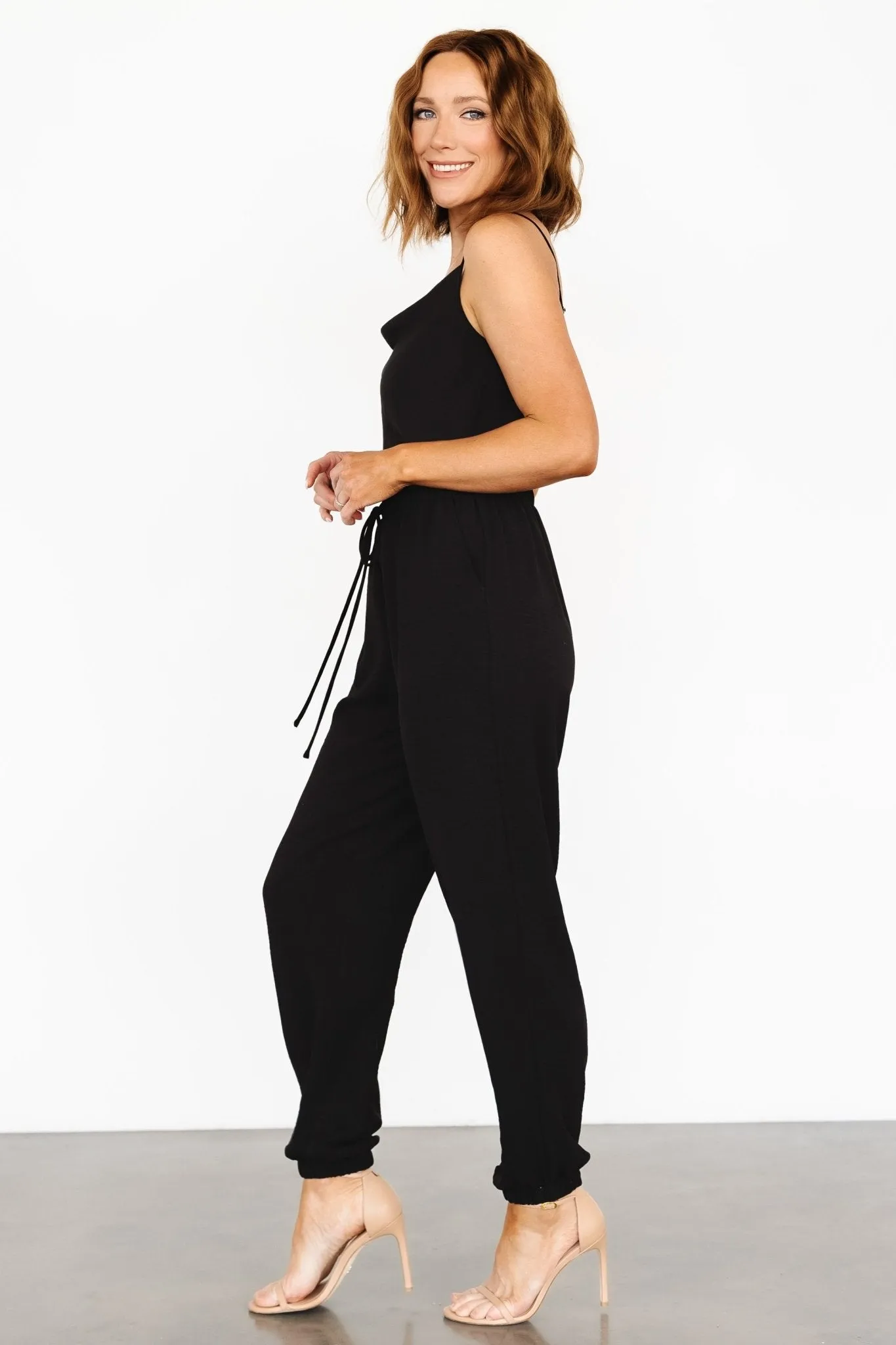 Monterey Tank Jumpsuit | Black sold by Baltic Born product image thumbnail 3
