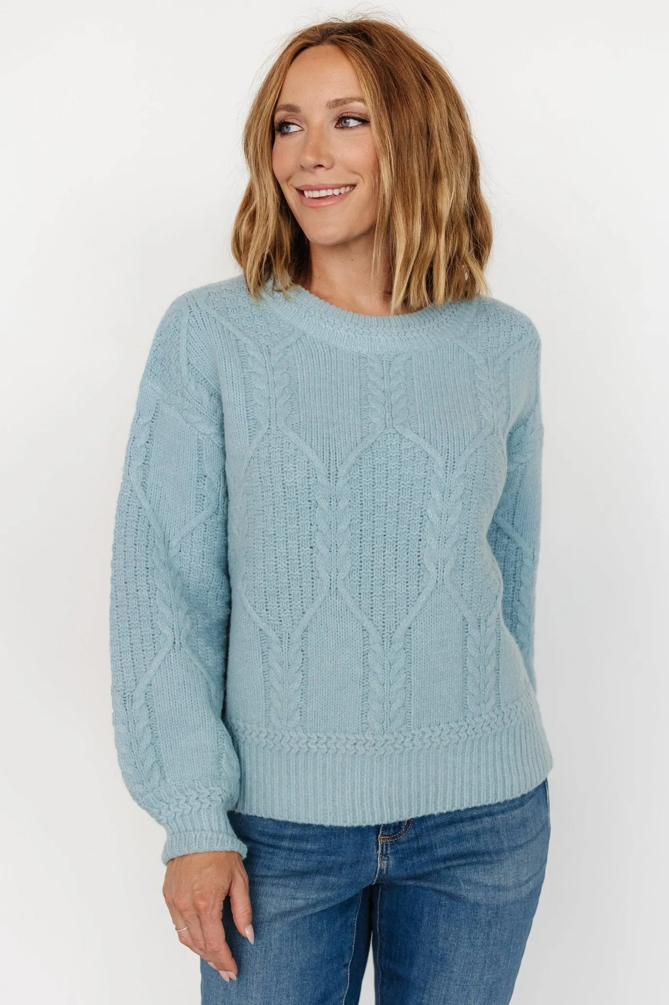 Sheffield Knit Sweater | Light Blue sold by Baltic Born product image thumbnail 5