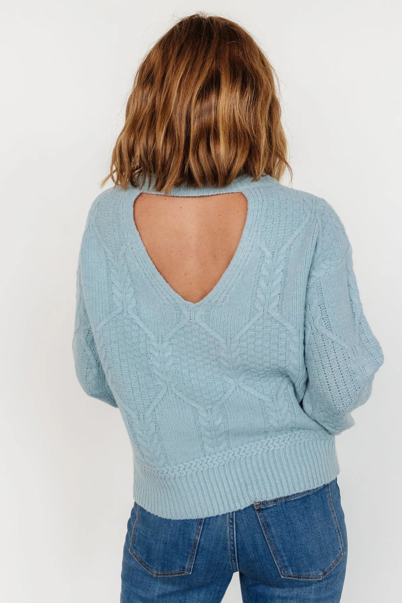 Sheffield Knit Sweater | Light Blue sold by Baltic Born product image thumbnail 4