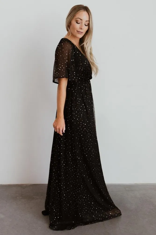 Grace Sparkle Gown | Black sold by Baltic Born product image thumbnail 3
