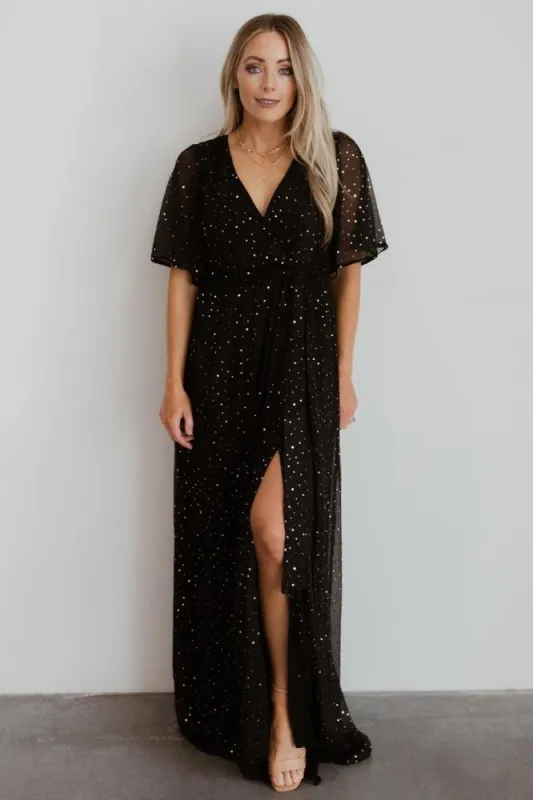 Grace Sparkle Gown | Black sold by Baltic Born