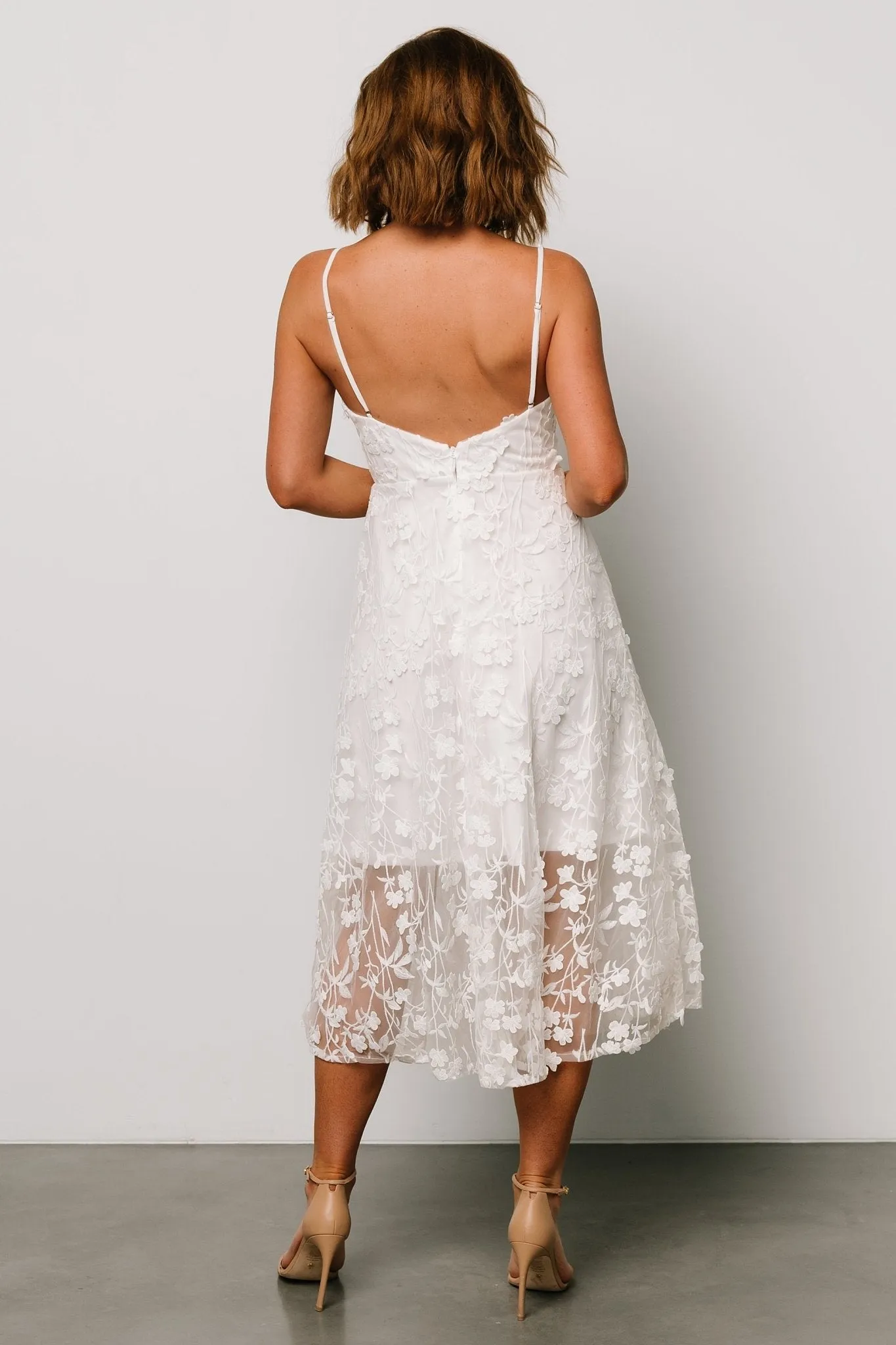 Larissa Midi Dress | Off White sold by Baltic Born product image thumbnail 5