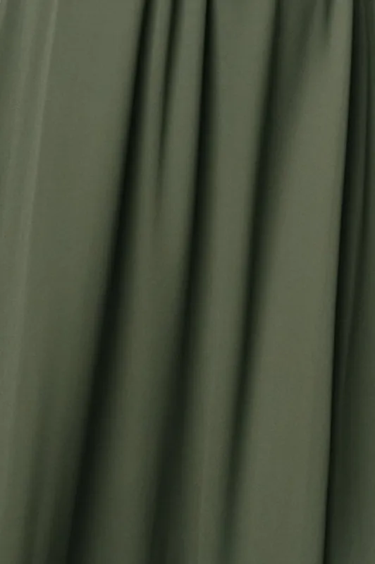 Fabric Swatch - Ramona Chiffon | Dark Sage sold by Baltic Born