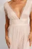 Adalyn Shimmer Maxi Dress | Champagne sold by Baltic Born
